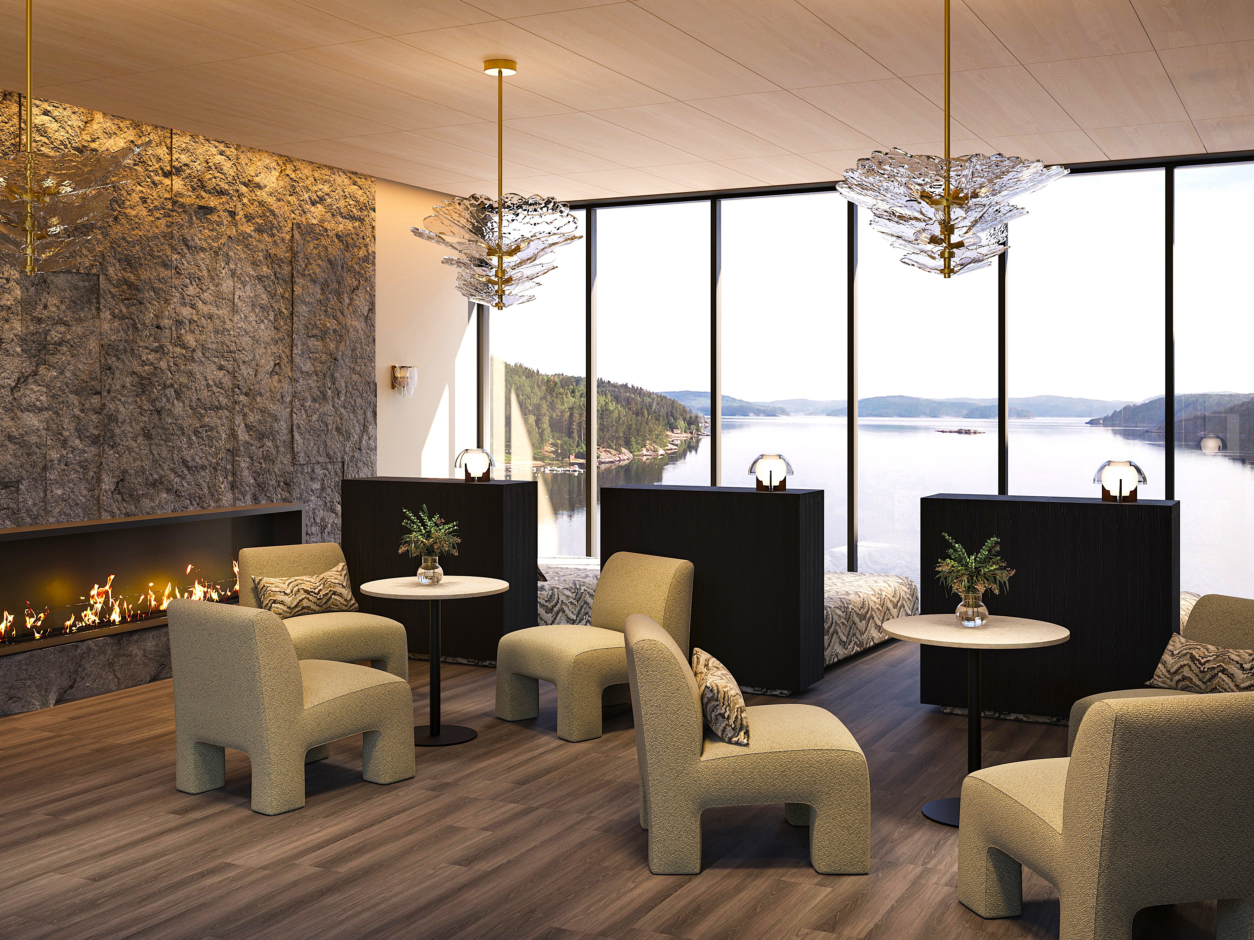 The interiour at VANN Trädgård (Garden)