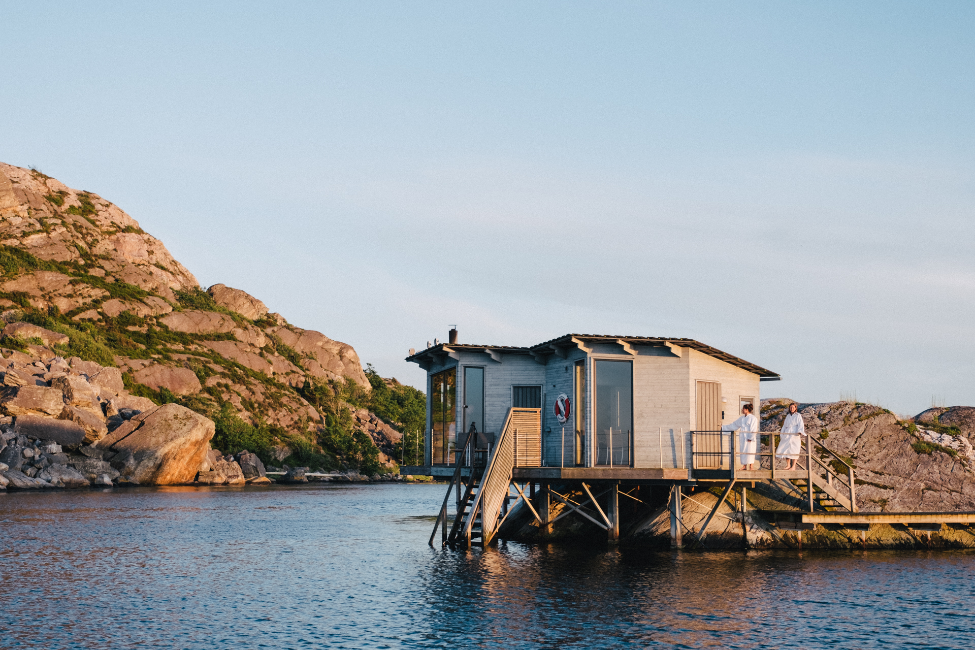 Sauna at Björholmens Marina