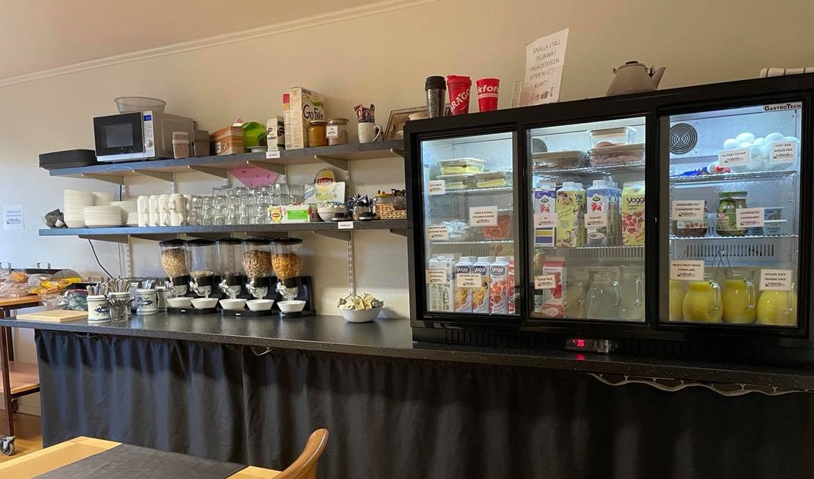 Breakfast buffet at Brålanda Hotell & Vandrarhem