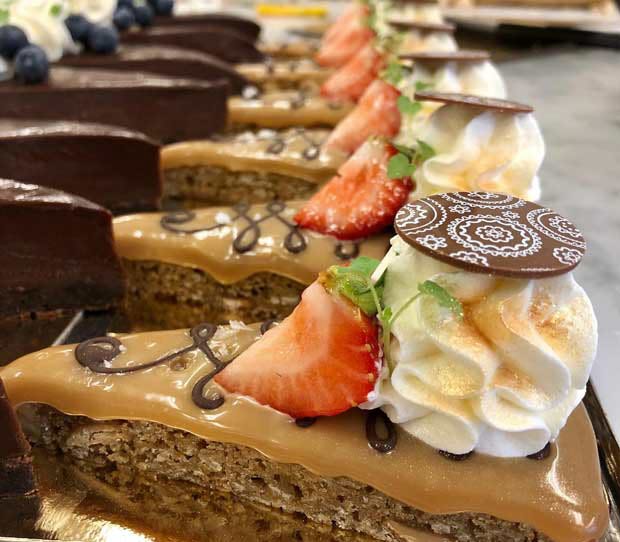 Delicious cakes at Conditori Nordpolen