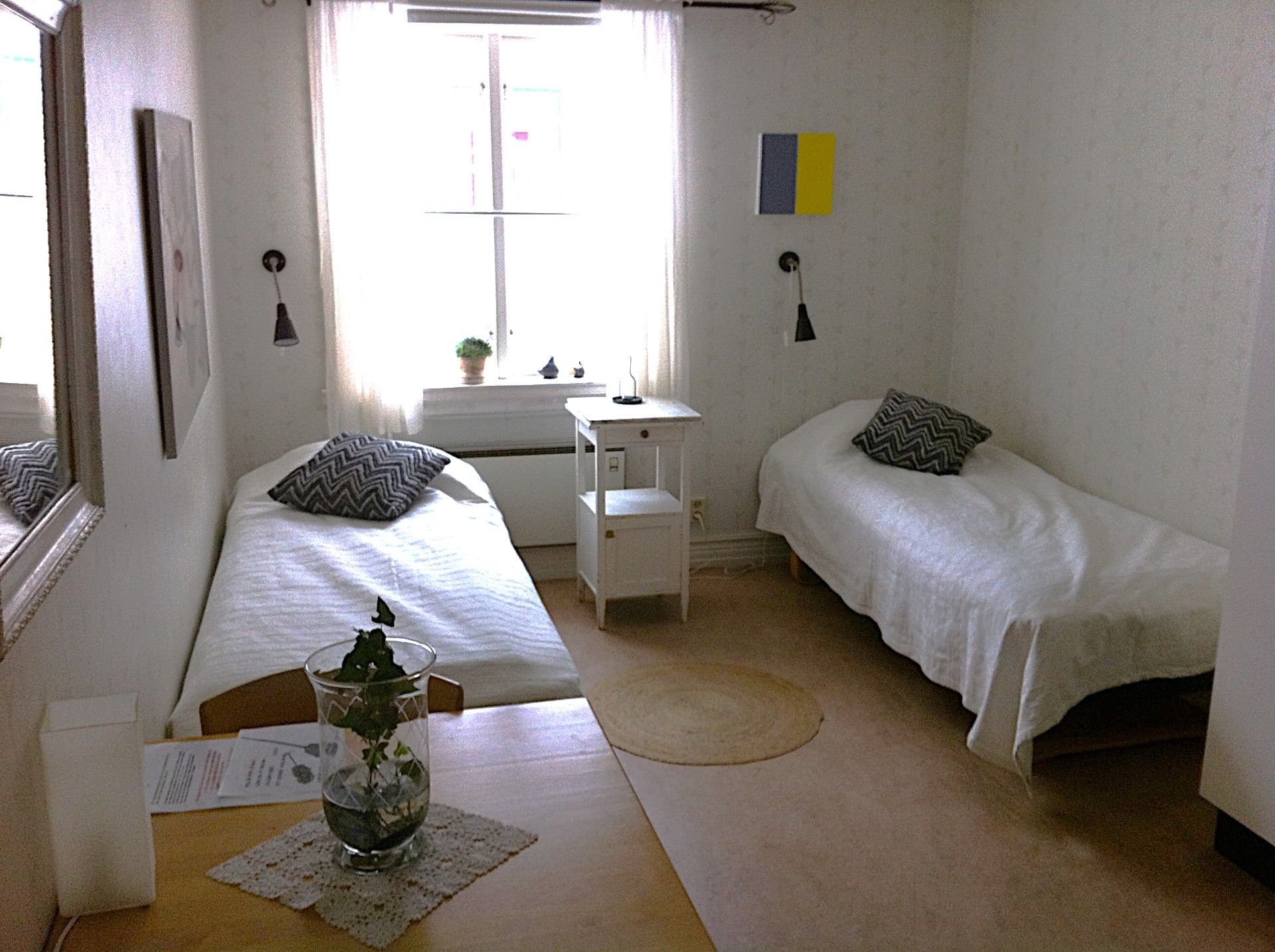 A bedroom at STF Vandrarhem Mariestad