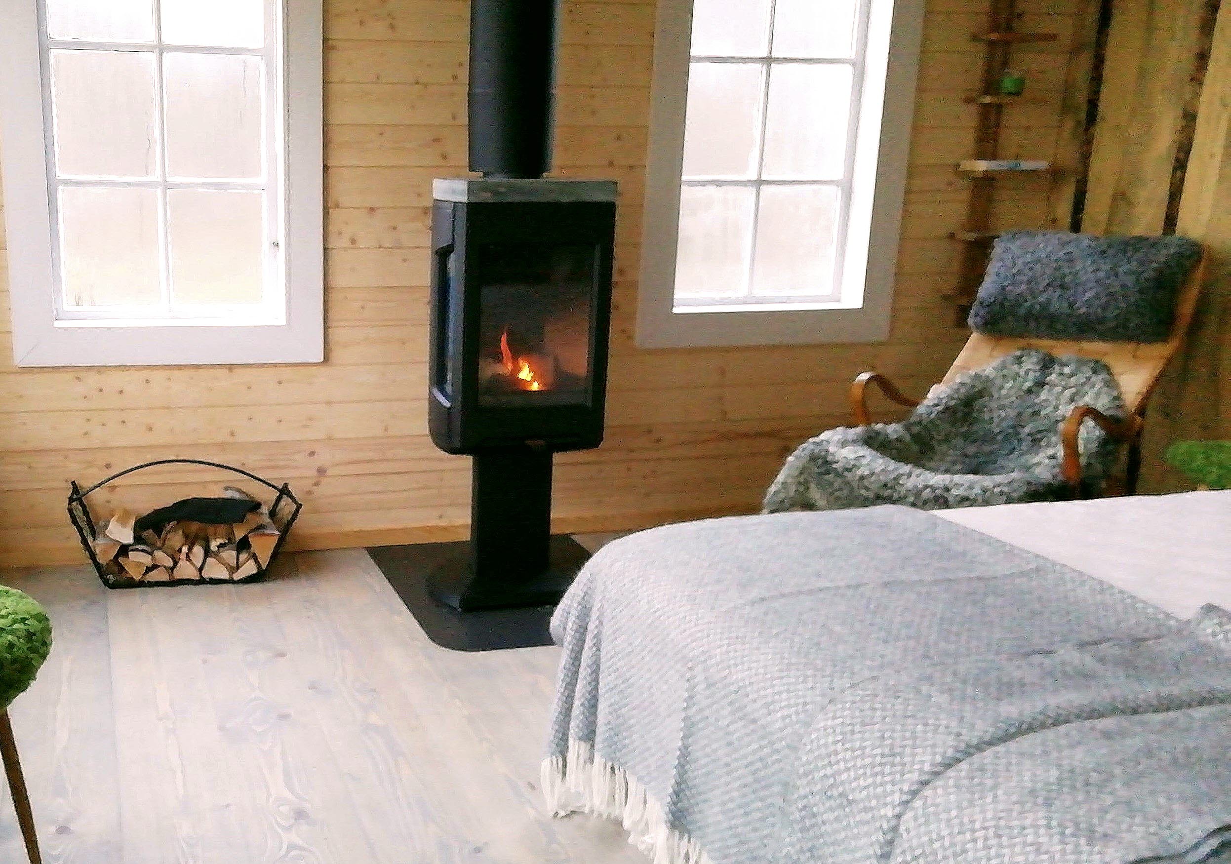 Interior from the Hermitage Cottage at Swedish Country Living in Dalsland.