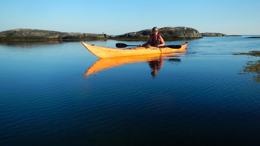 The kayak guide Stefan von Bothmer, Koster Kayak Tours