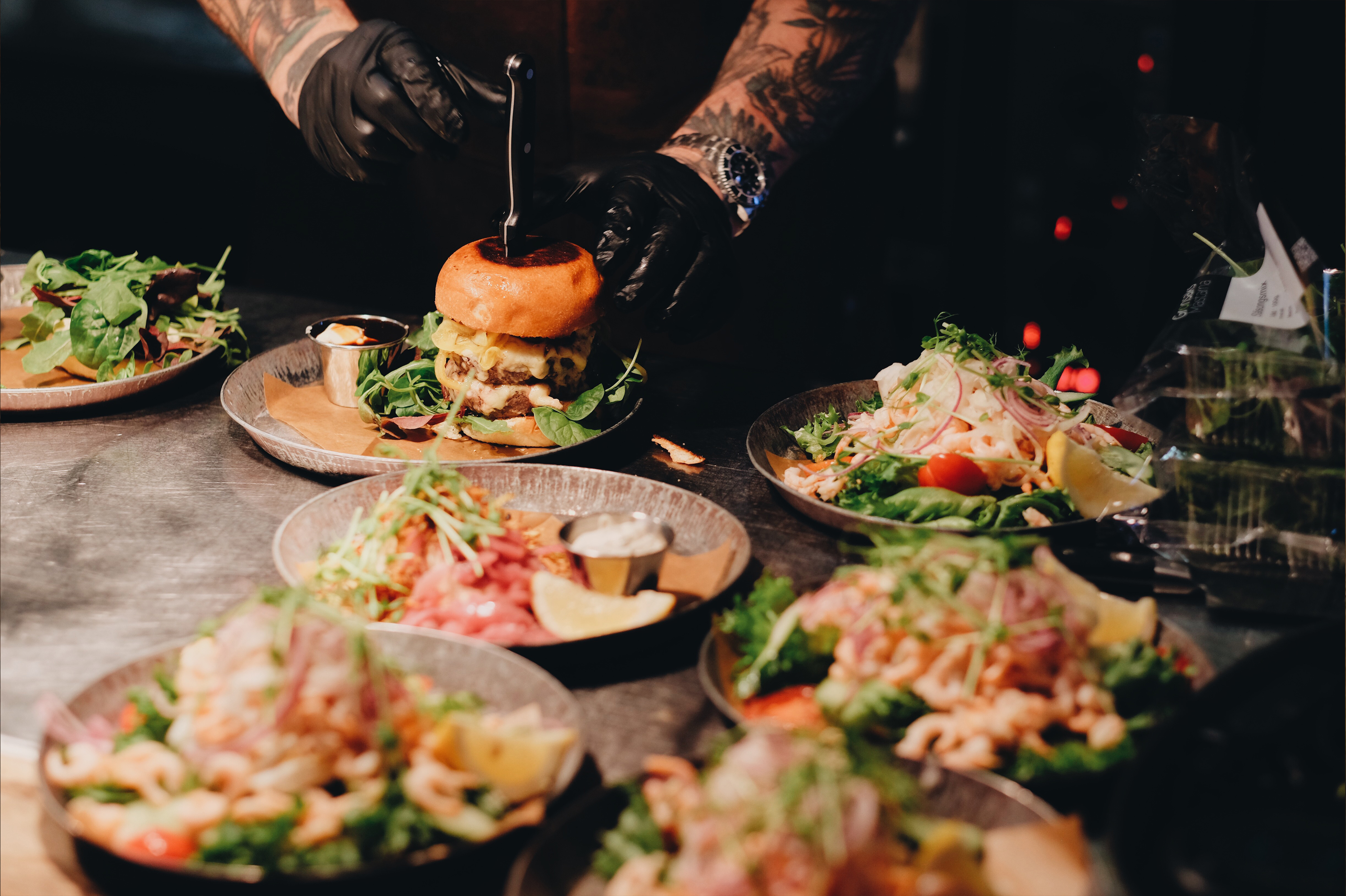 Á la carte dishes at Isbolaget.