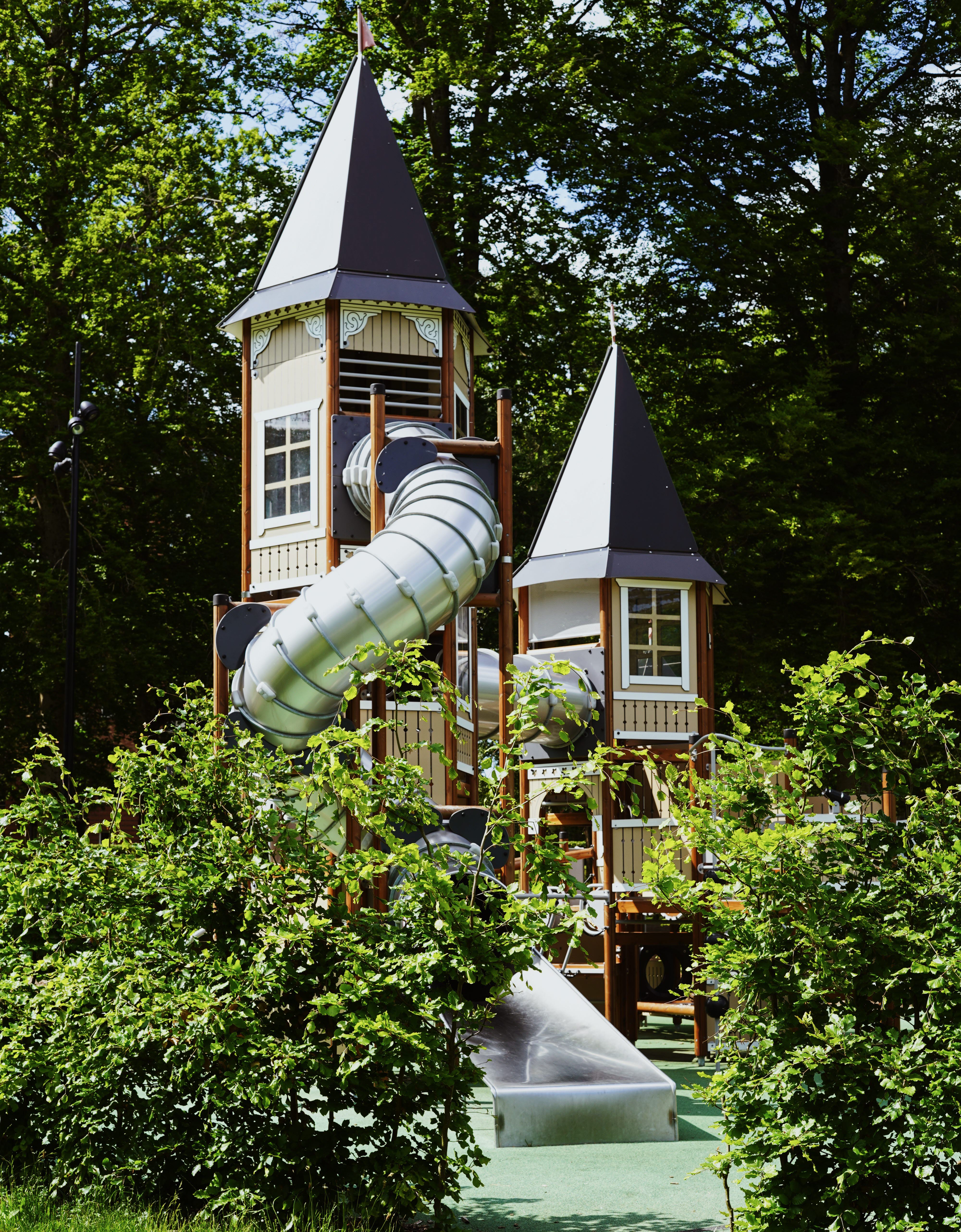 A playground built as a castle at Quality Hotel Prisma