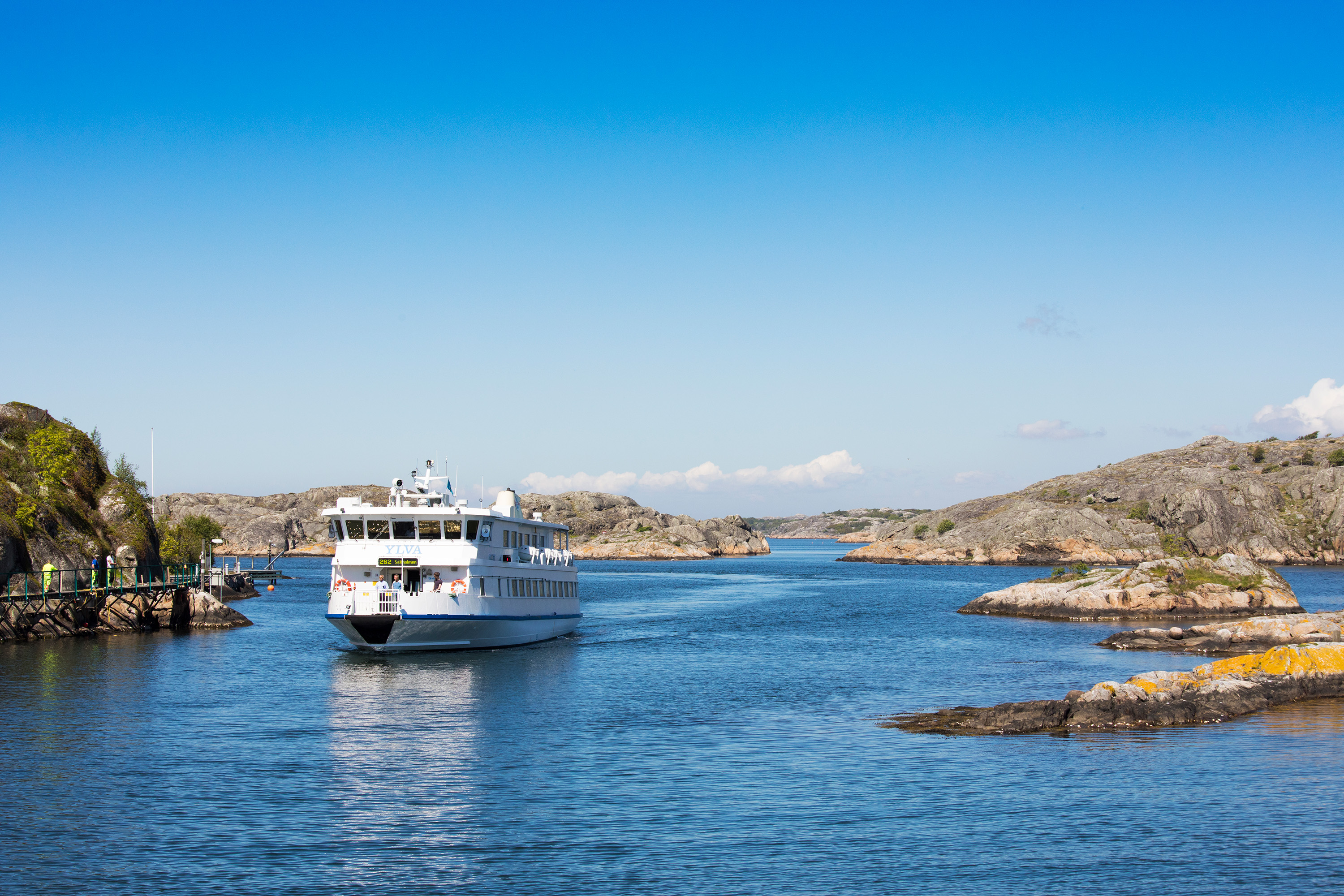 Boat in the archipelago.