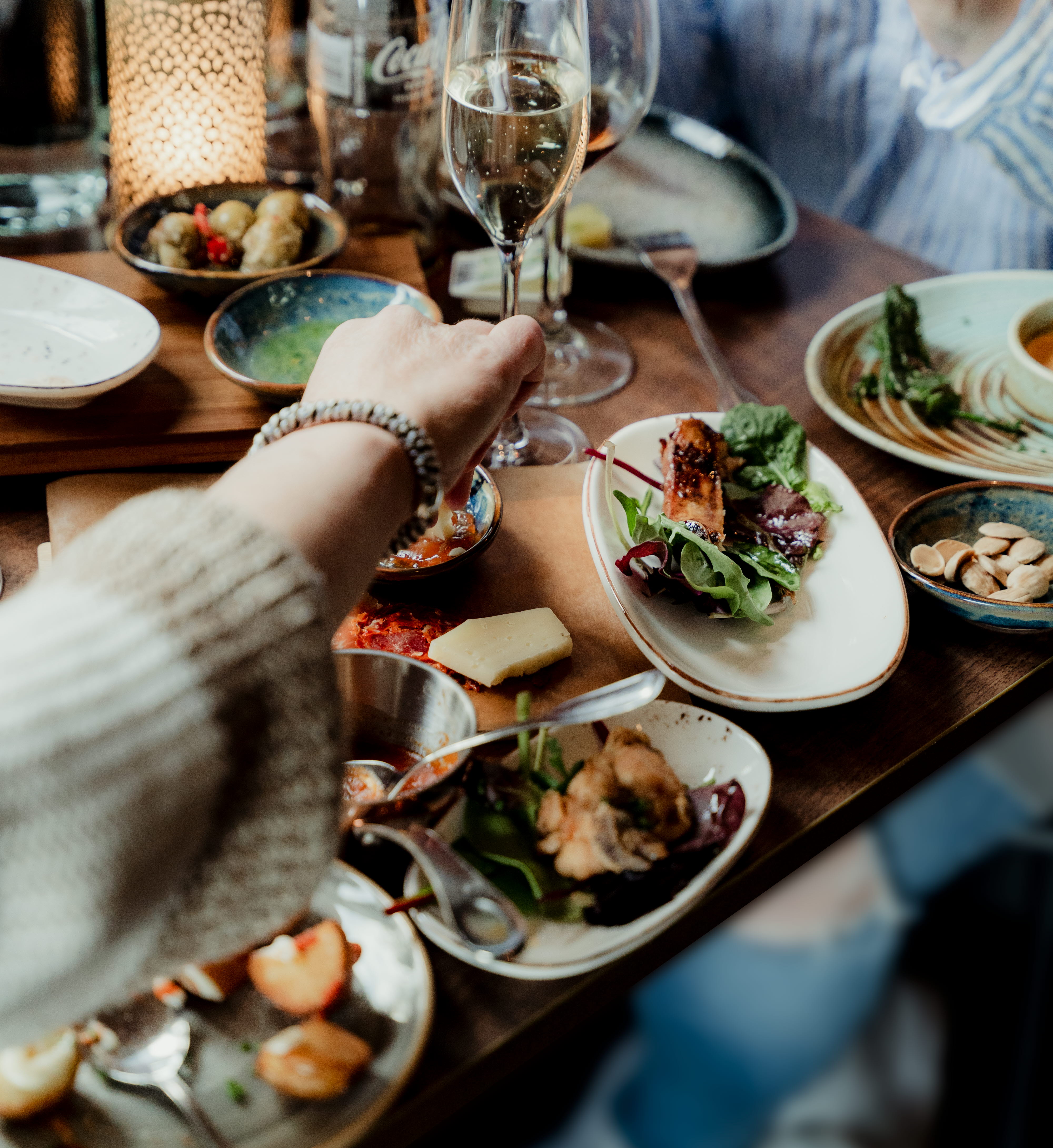 Dishes served - Tapas dishes in VANN's restaurant GRANITO