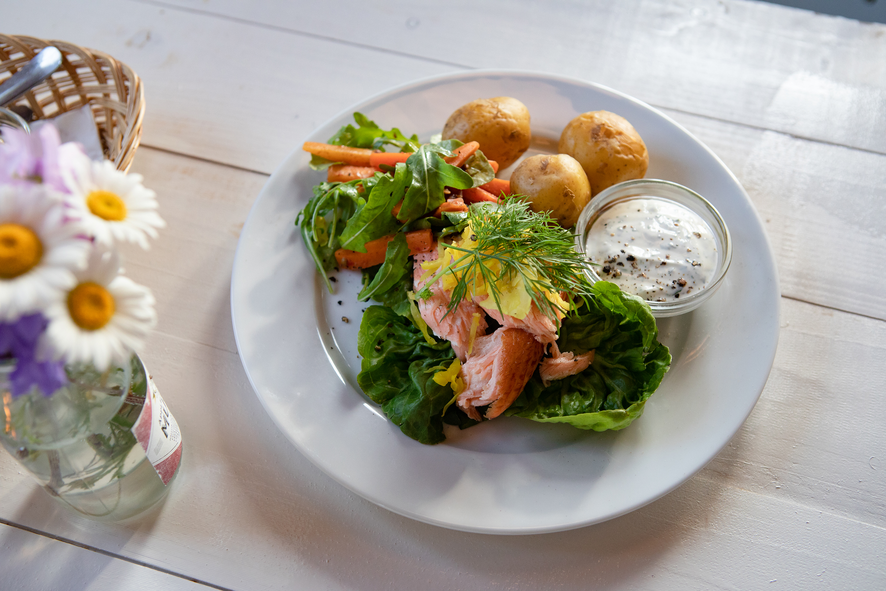 A fresh summer dish at Upperud 9:9.