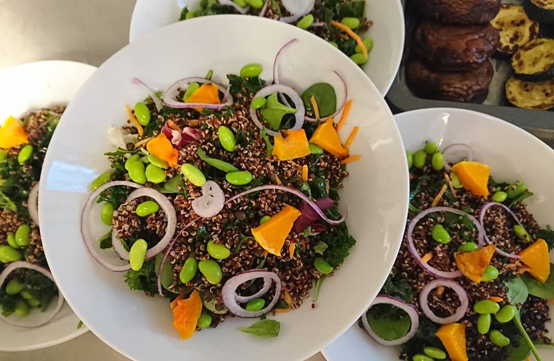 Veggie dishes at Jonsereds  garden café