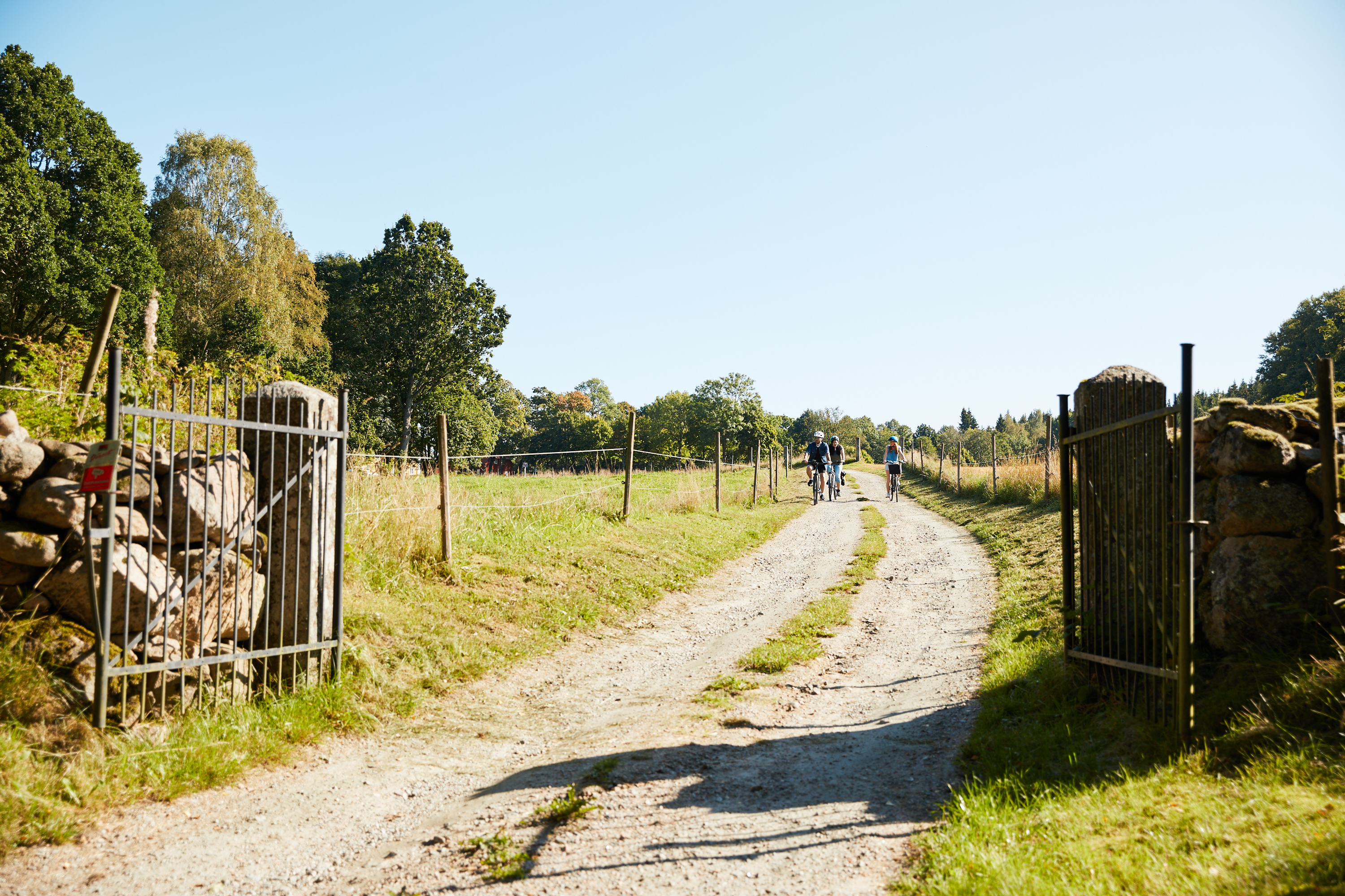 Biking at Källebacka