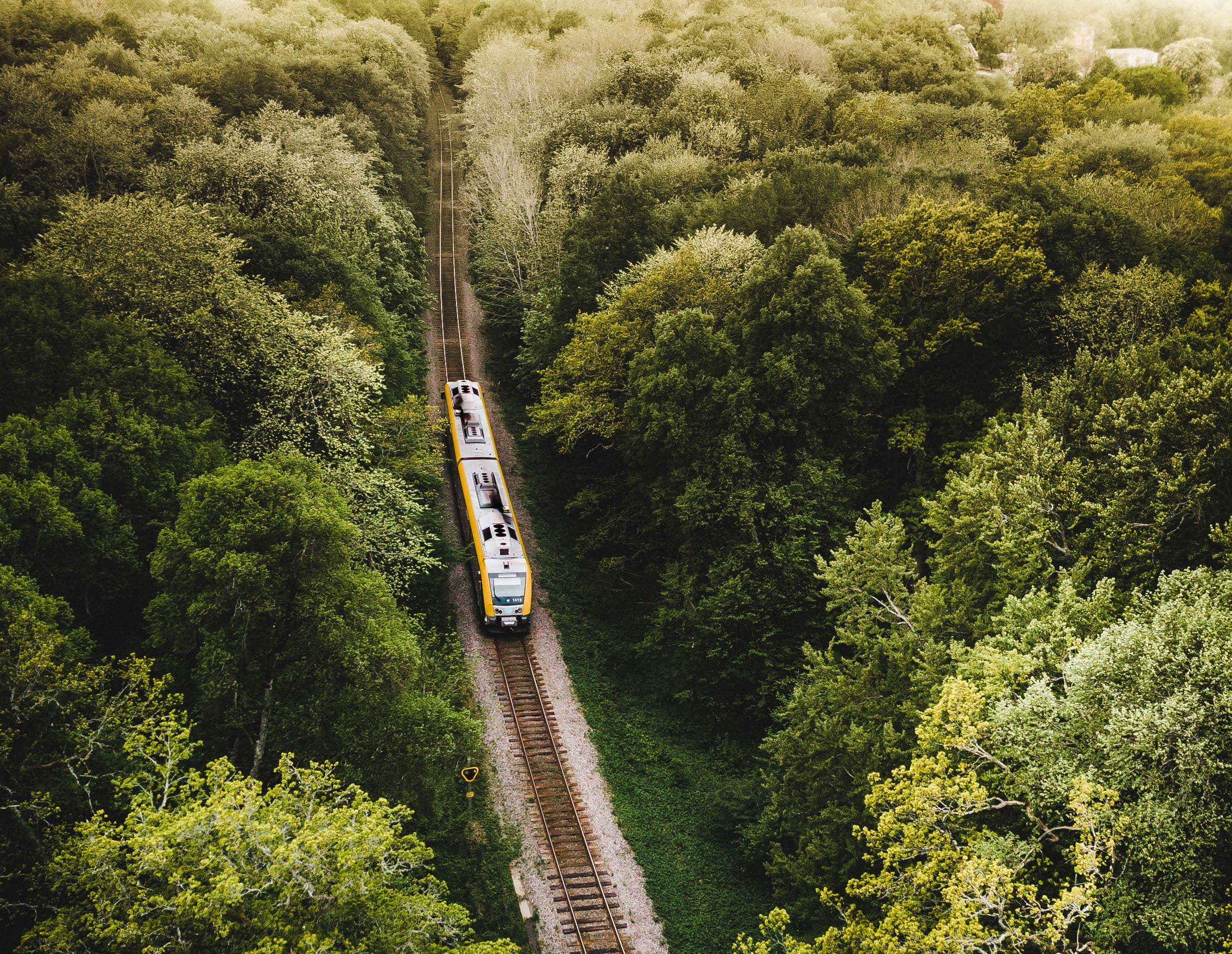 Tåg genom Kinnekulle
