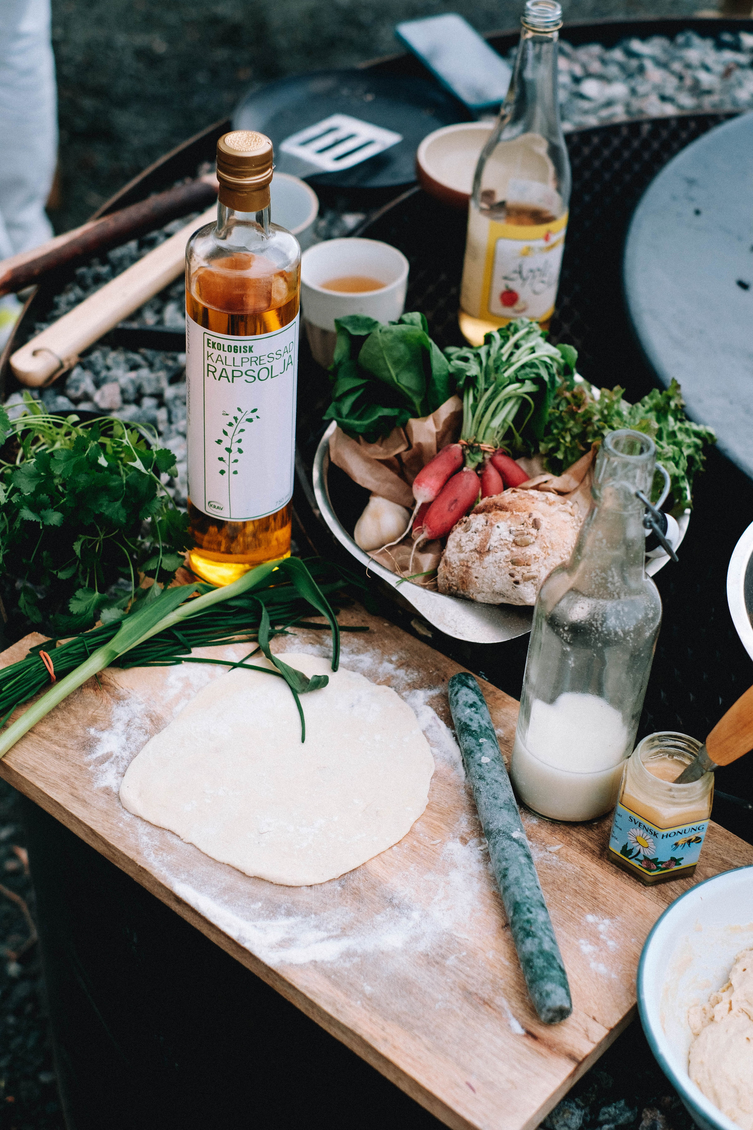 Outdoor cooking at Kroppefjäll