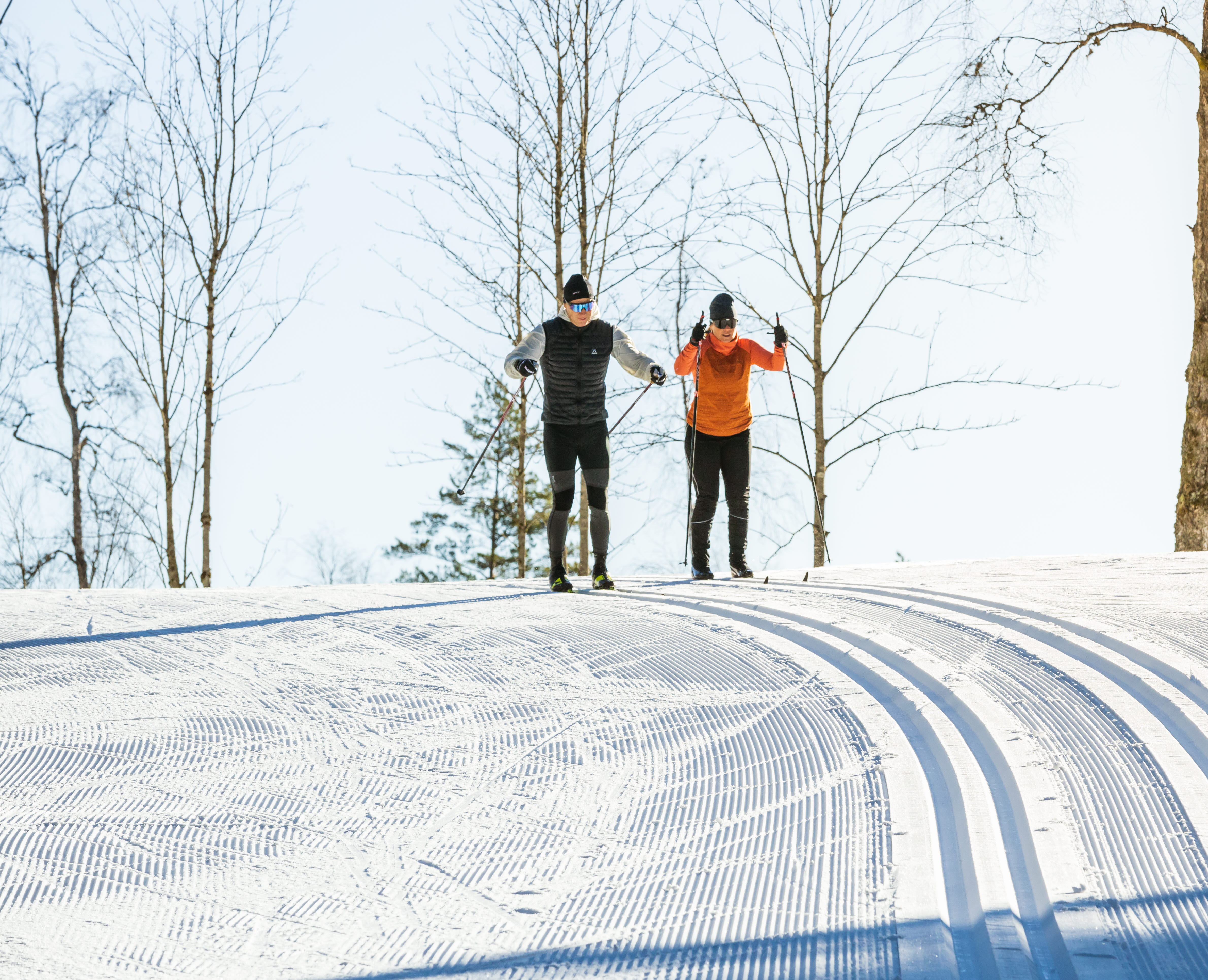 Skiing at Lassalyckan