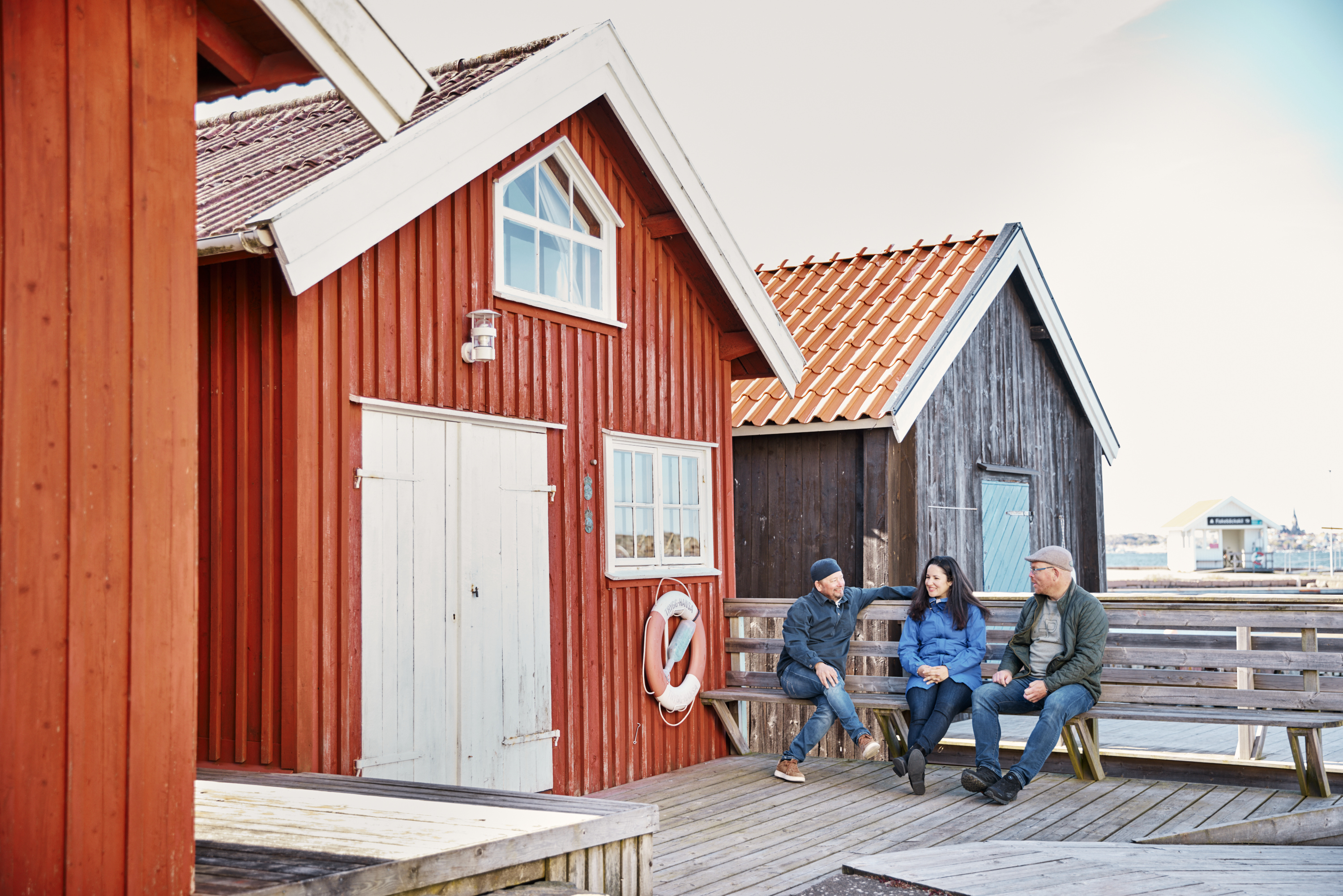 People attending a meeting in Bohuslän