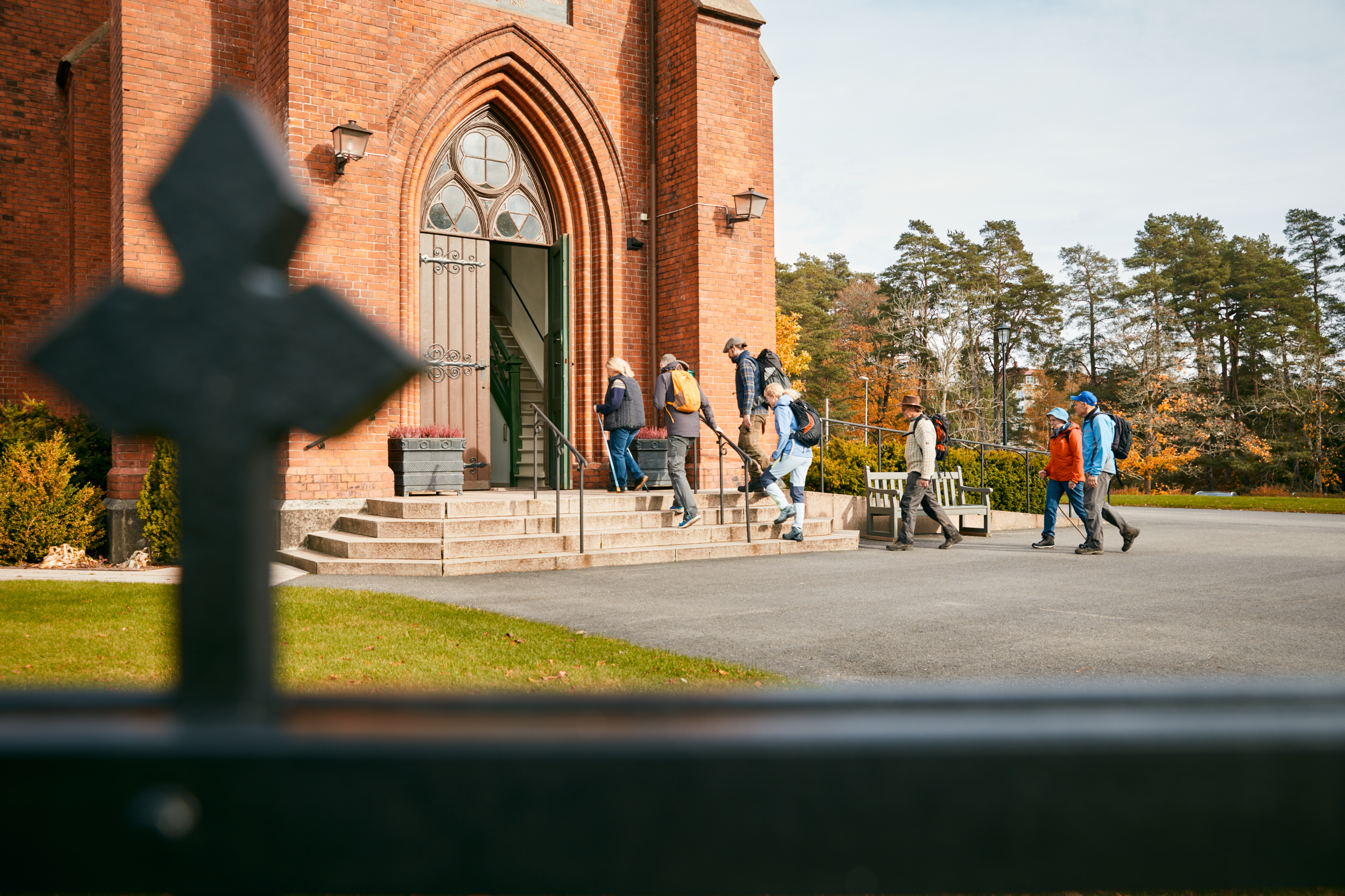 Hike at Göta älv Pilgrim Trail