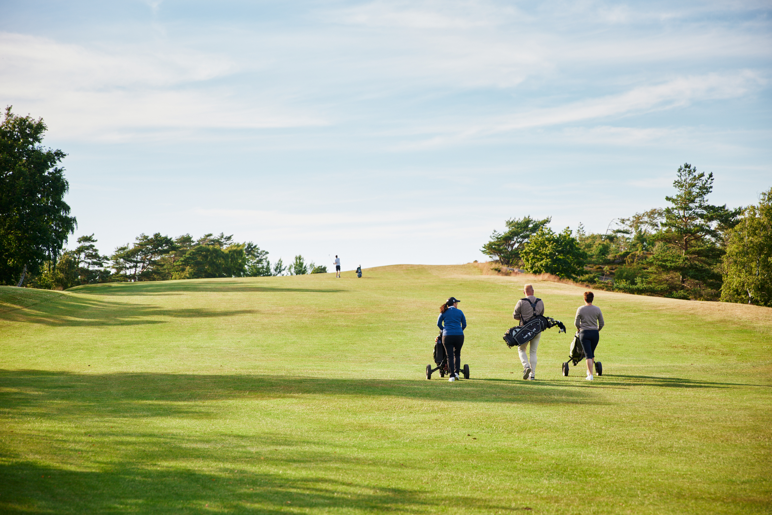 golf players at Skaftö Golfklubb