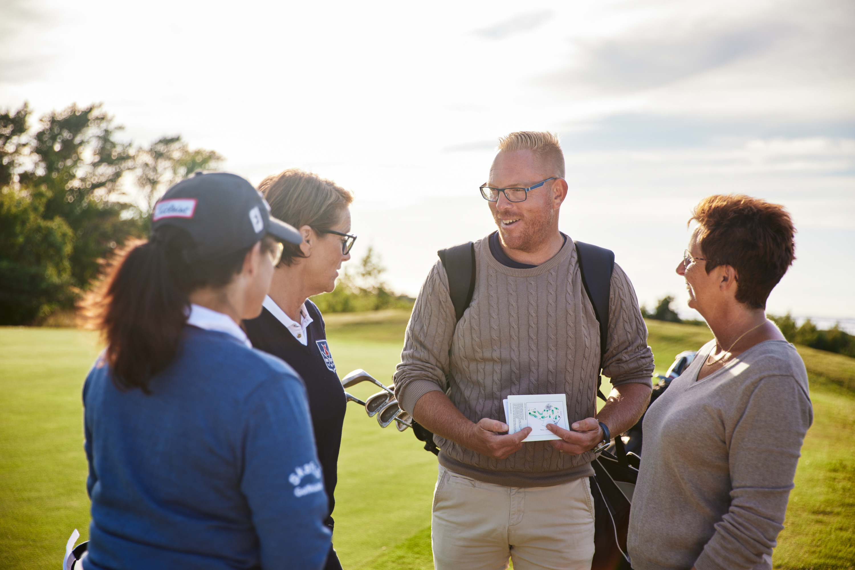 golf players at Skaftö Golfklubb