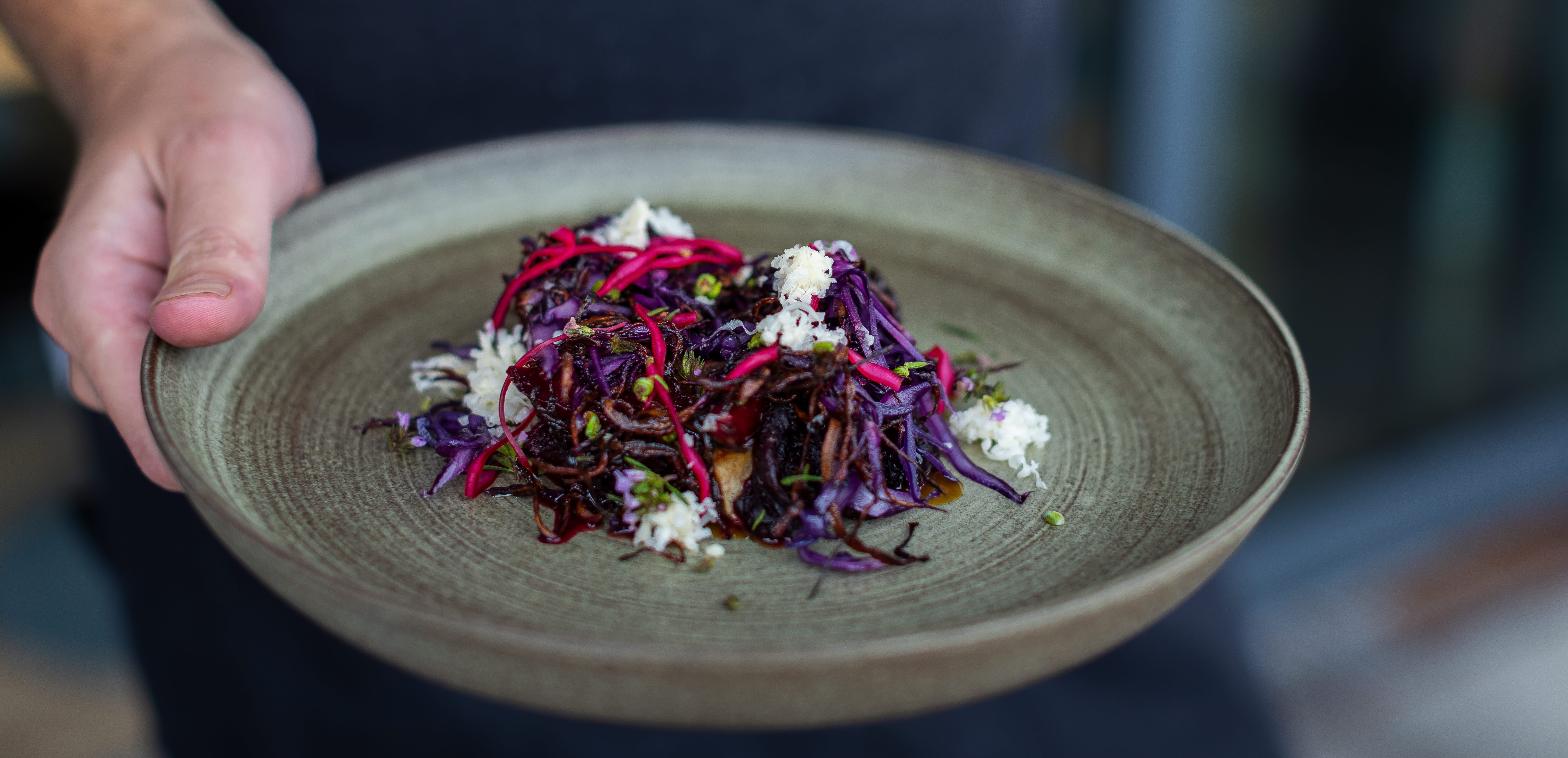 Plate from Restaurant Vatten in Skärhamn