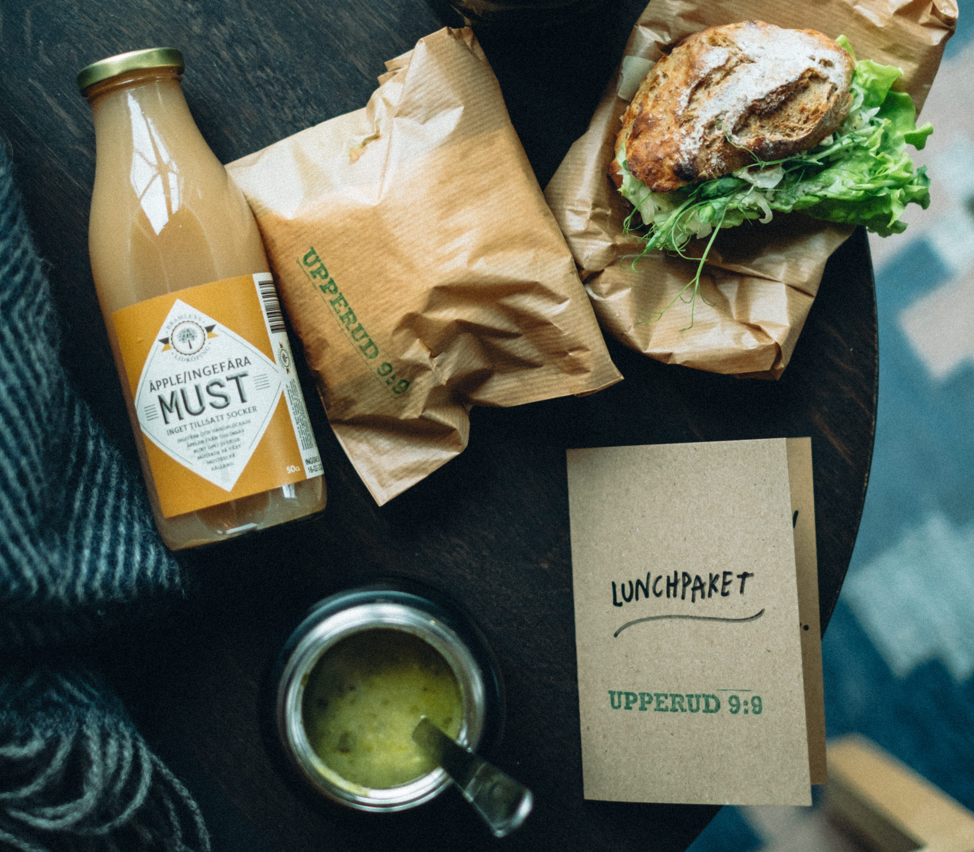 packed lunch at Upperud 9:9