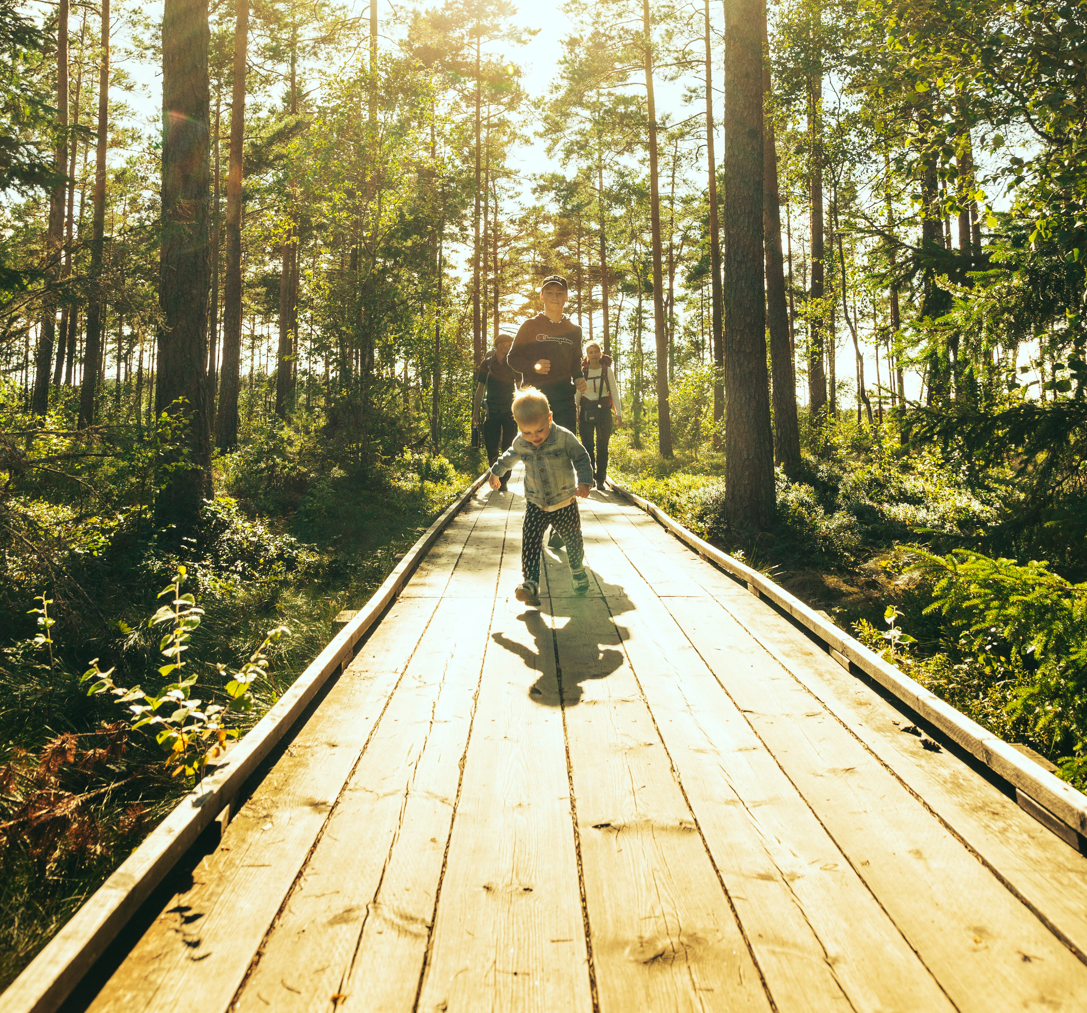 Family at Vänga Mosse