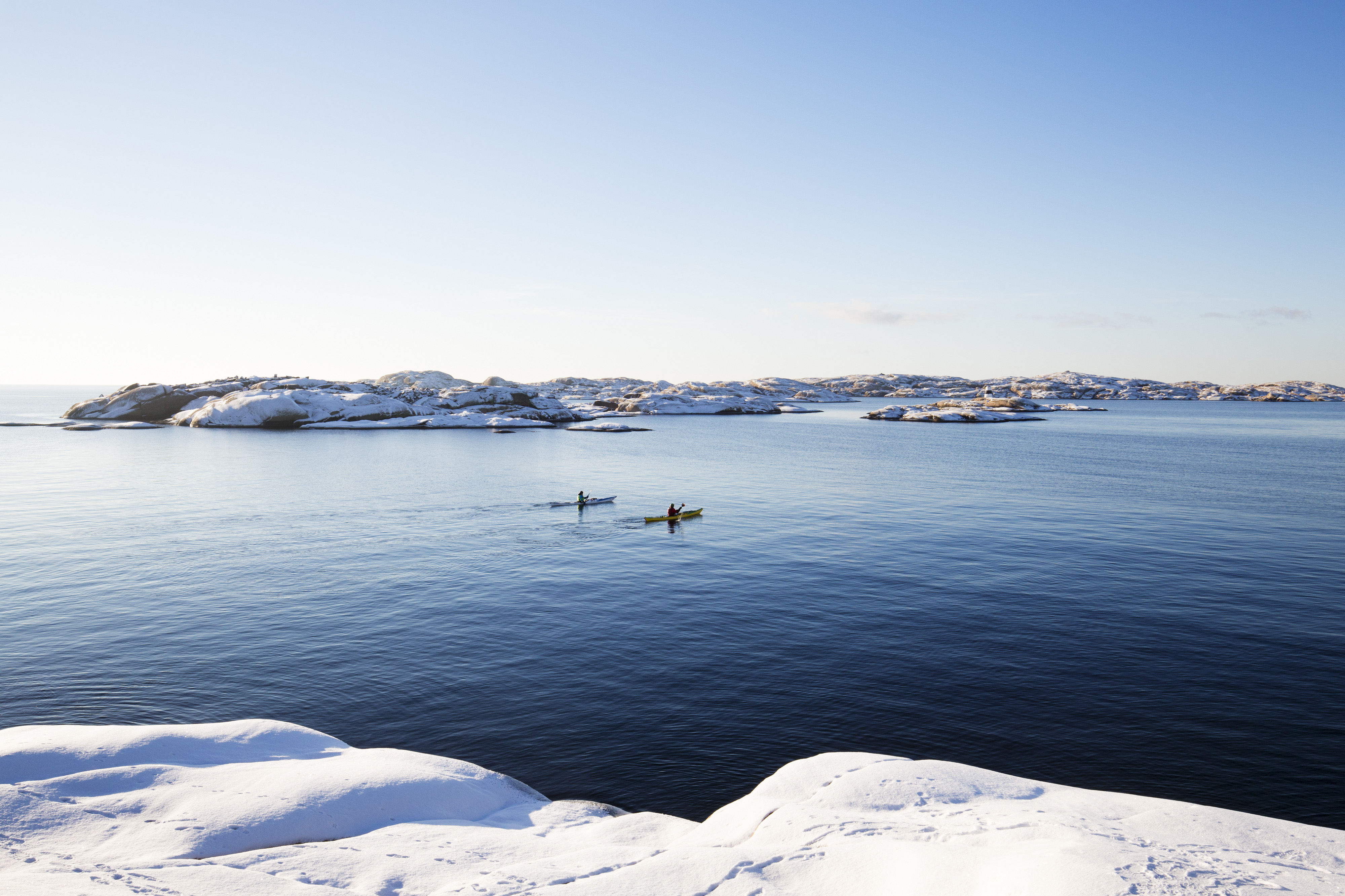winter paddeling