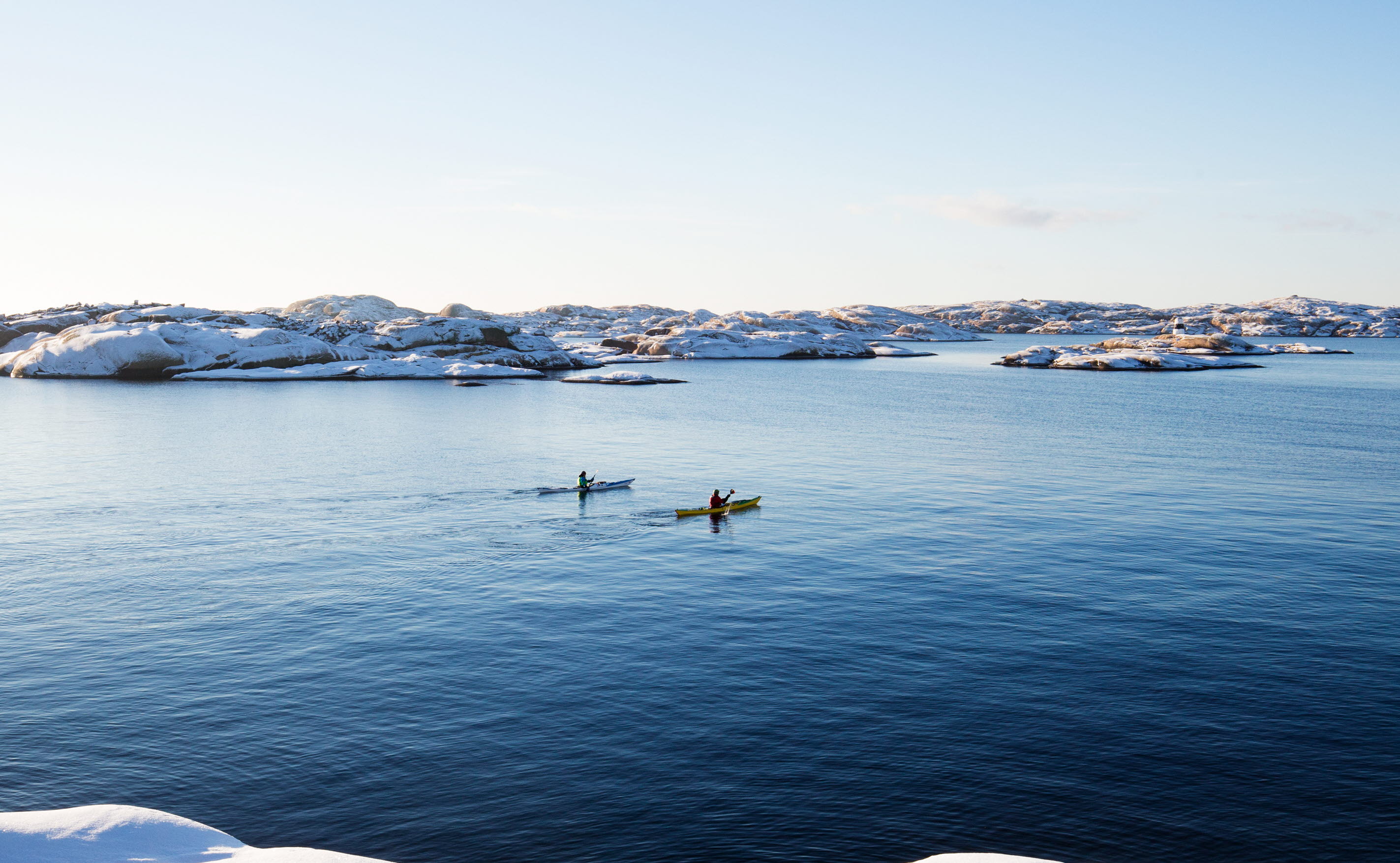 winter paddeling