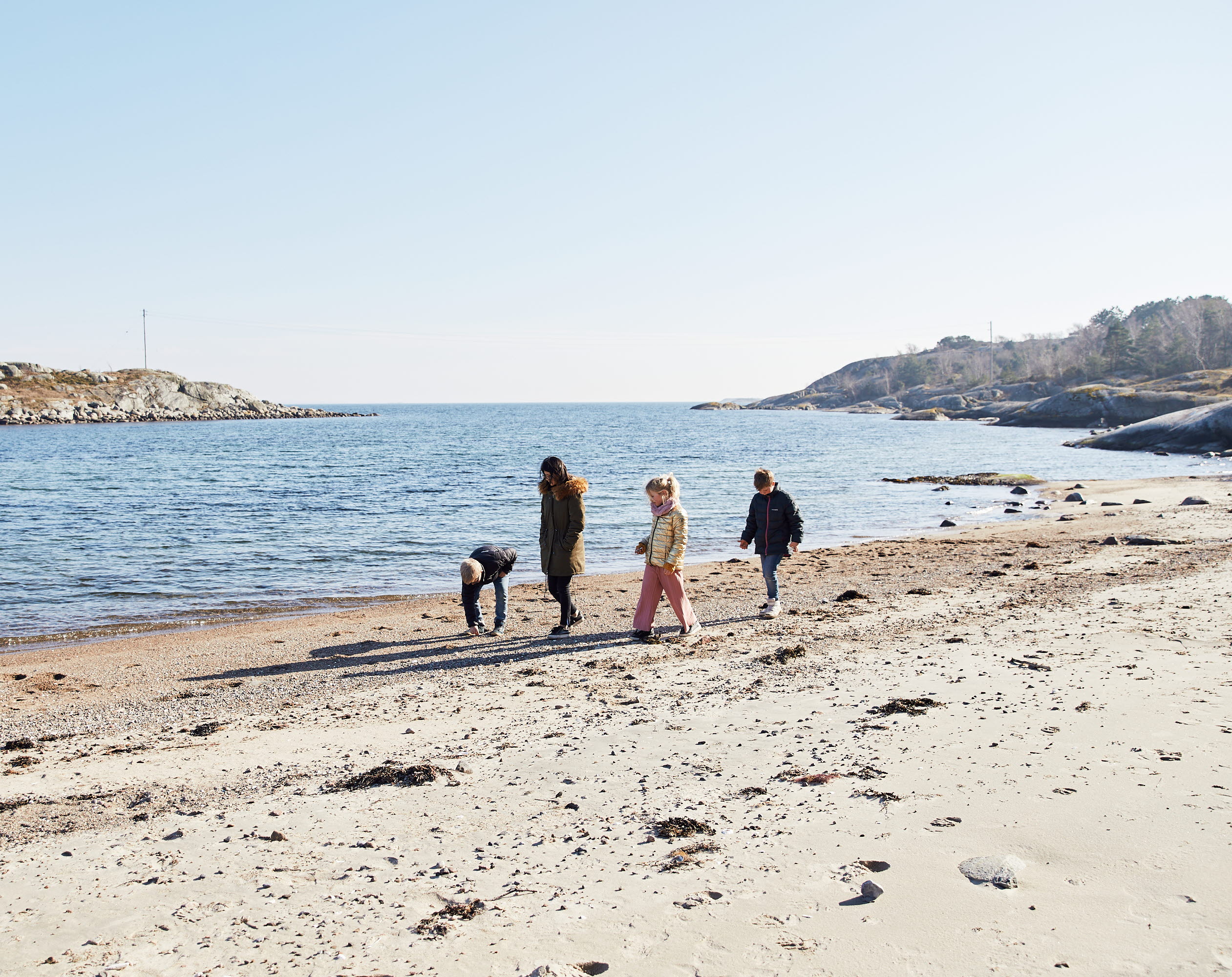 children at Vrångö Island
