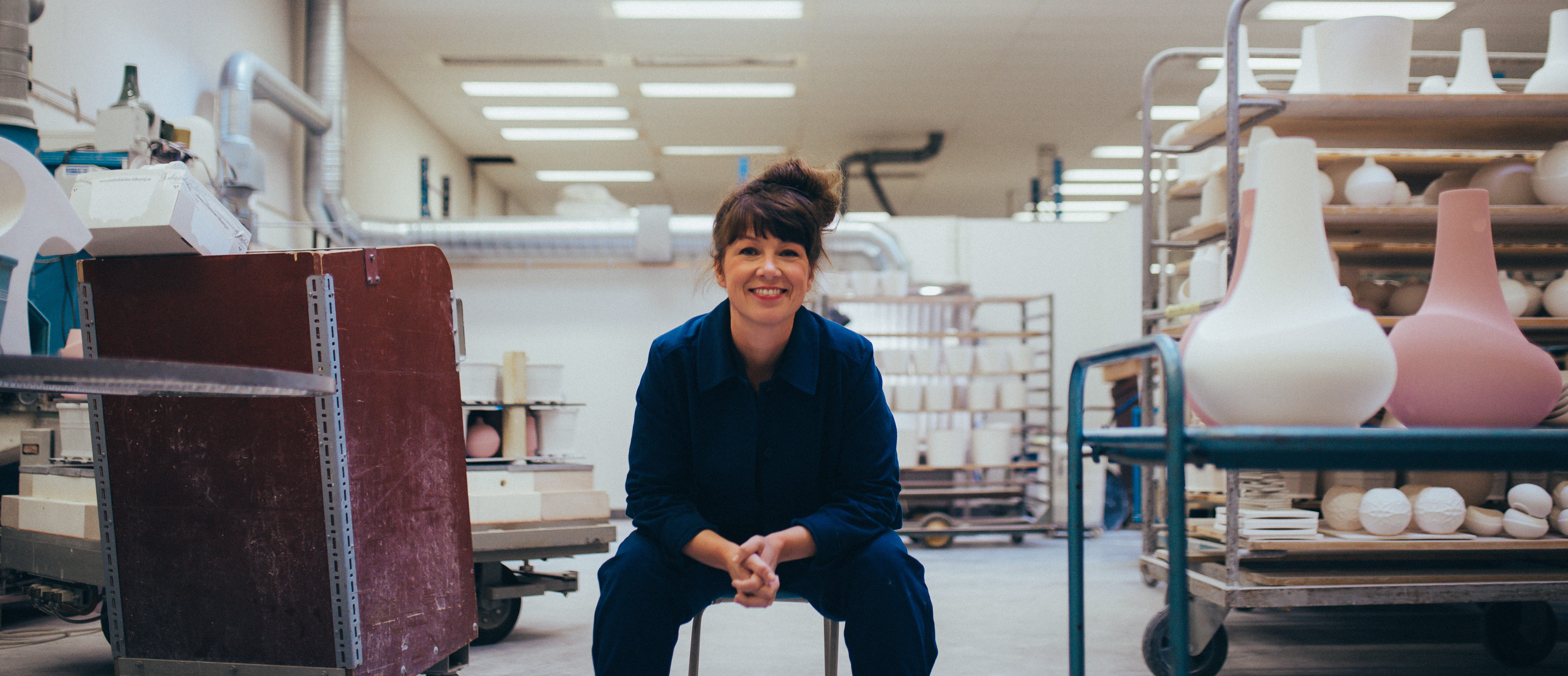 Porclain in Lidköping, Anna Elzer Oscarson