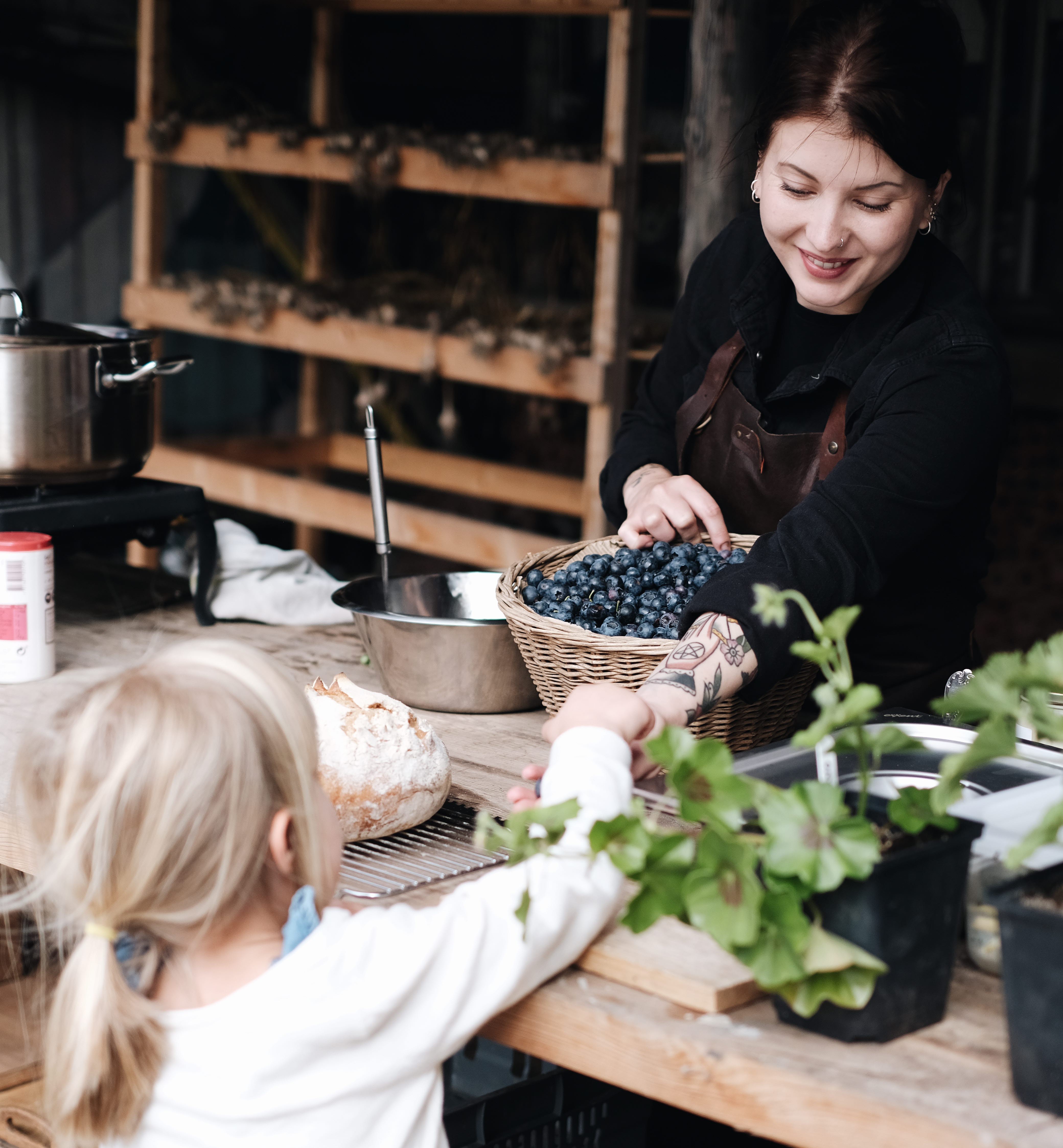 Farm shop in the country.
