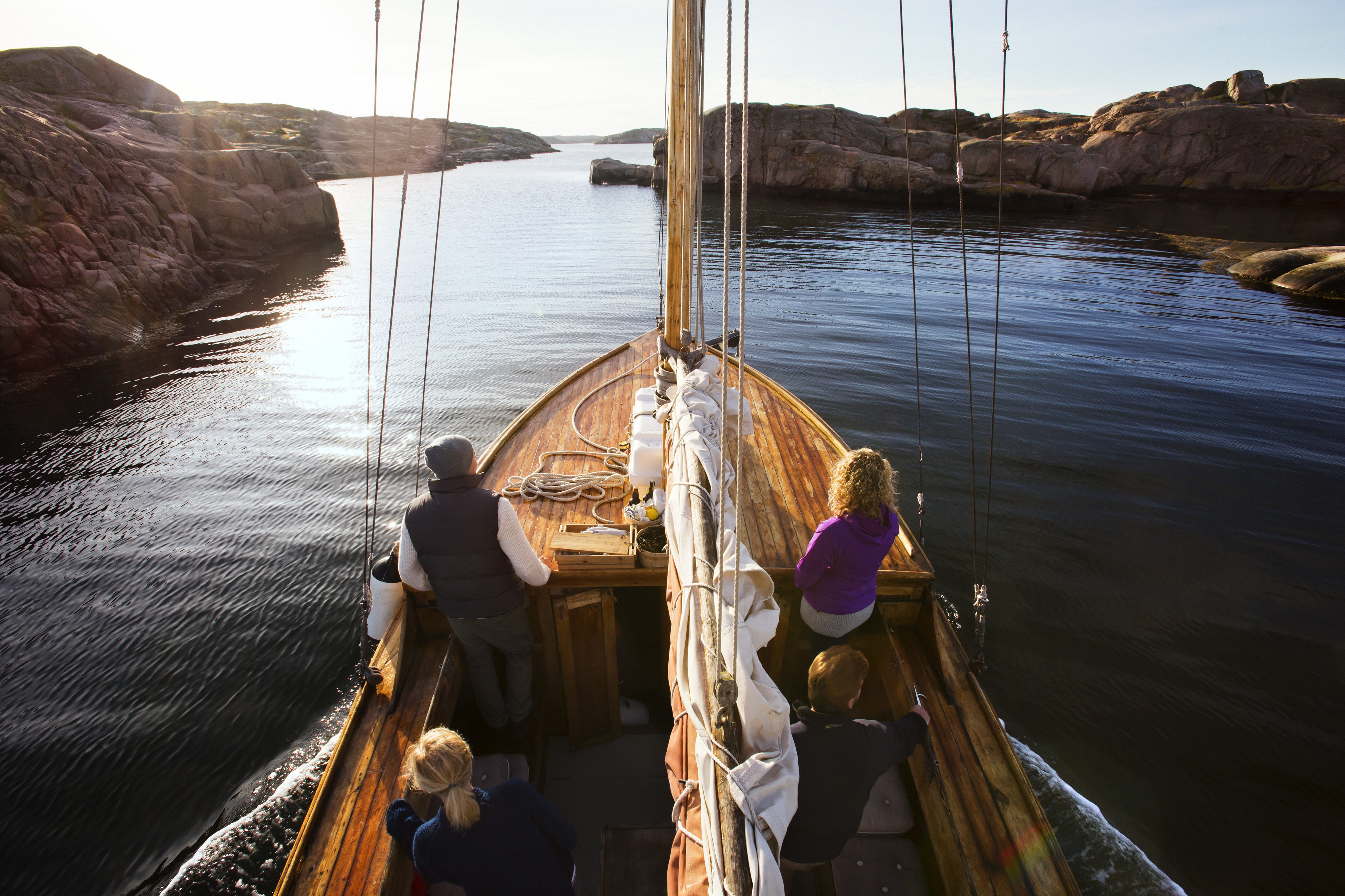 Boat out on a oystersafari