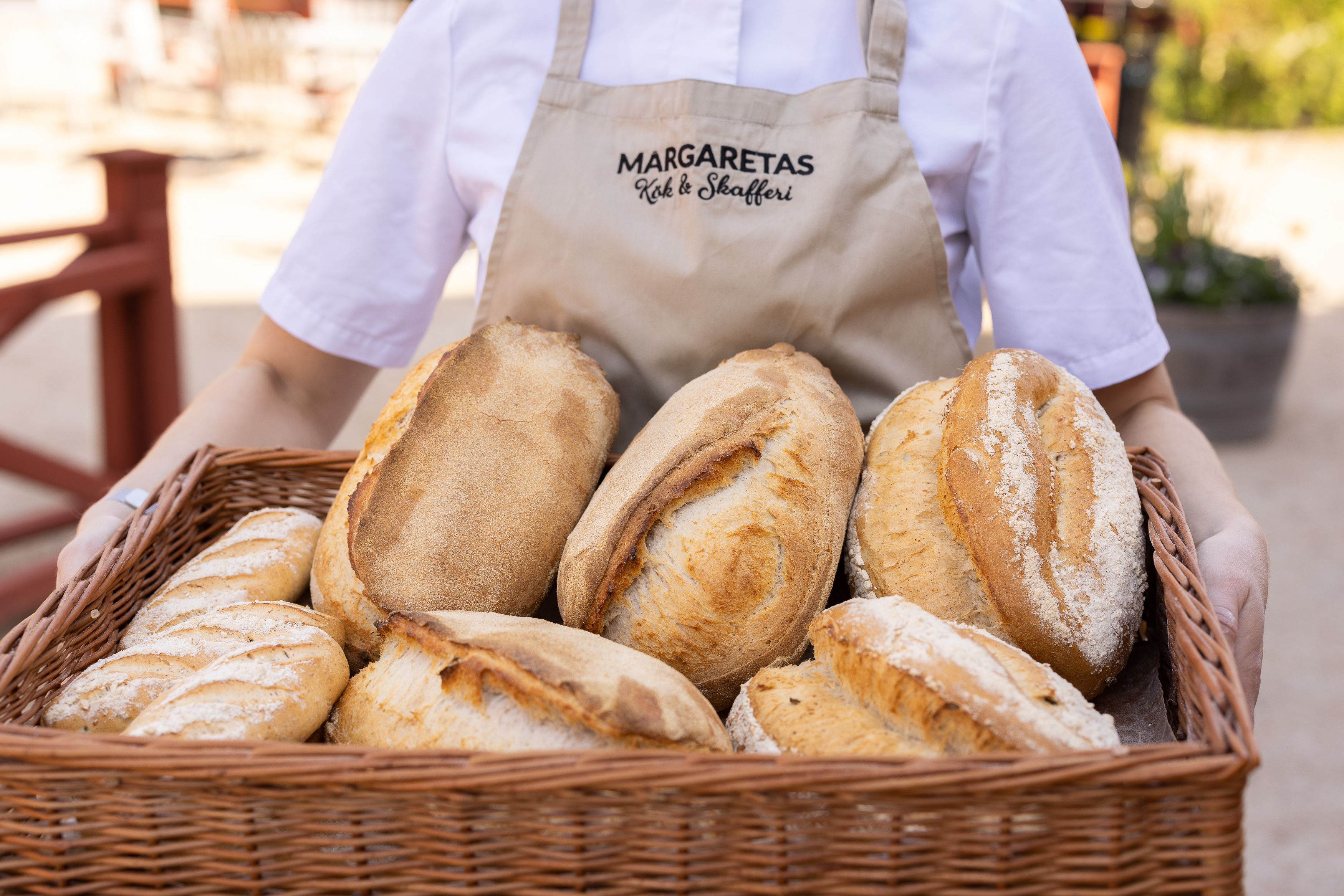 Viewpoint over a campsite.