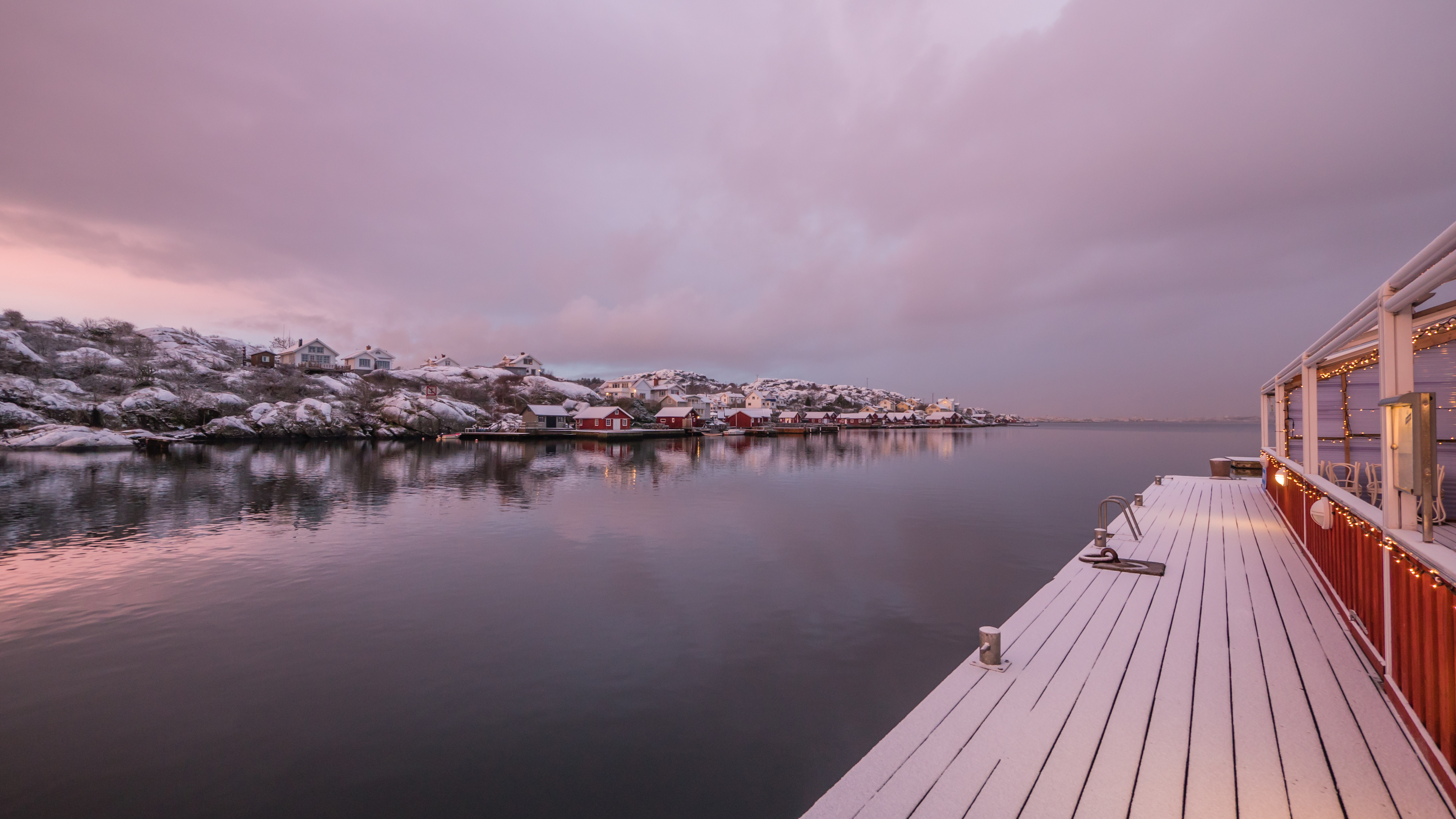 Winter in the archipelago of Bohuslän