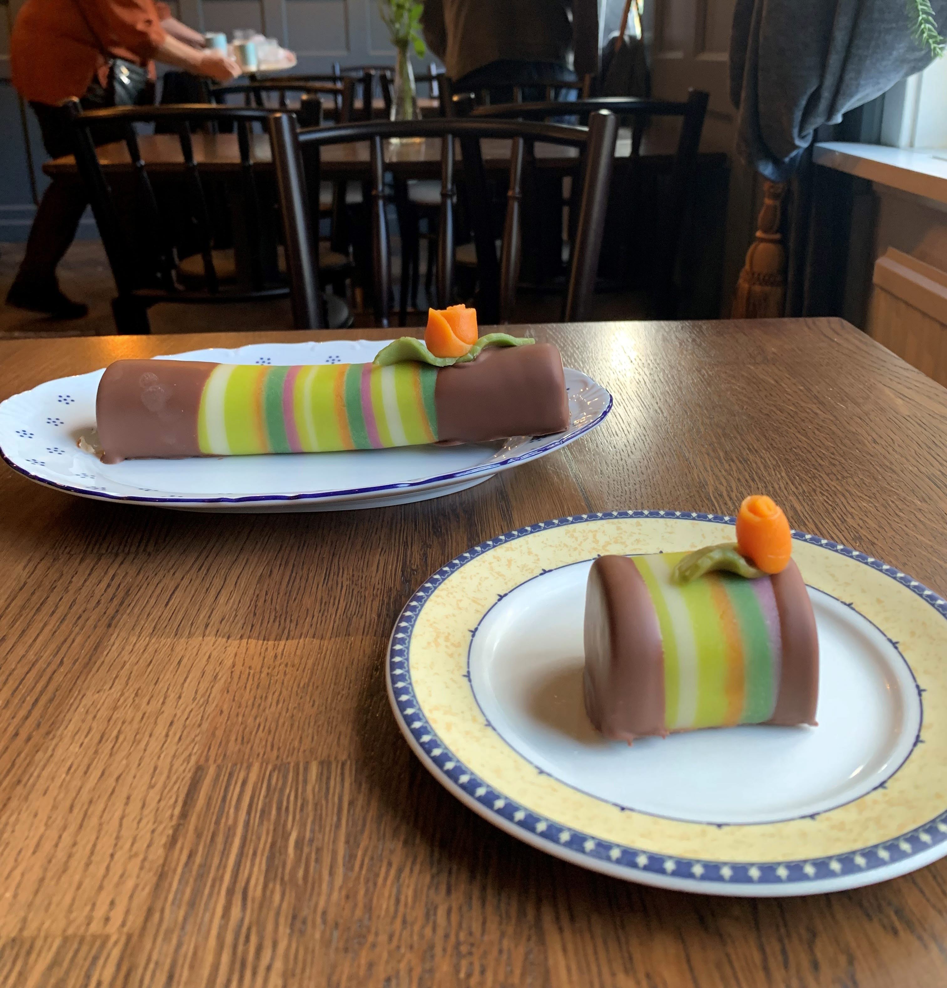 Man sitting in a coffee house.