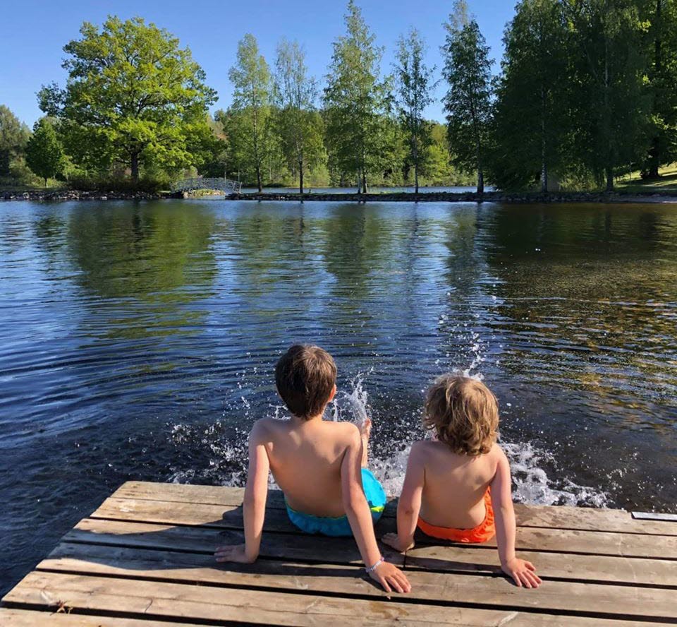 Summer at Baldersnäs Mansion.