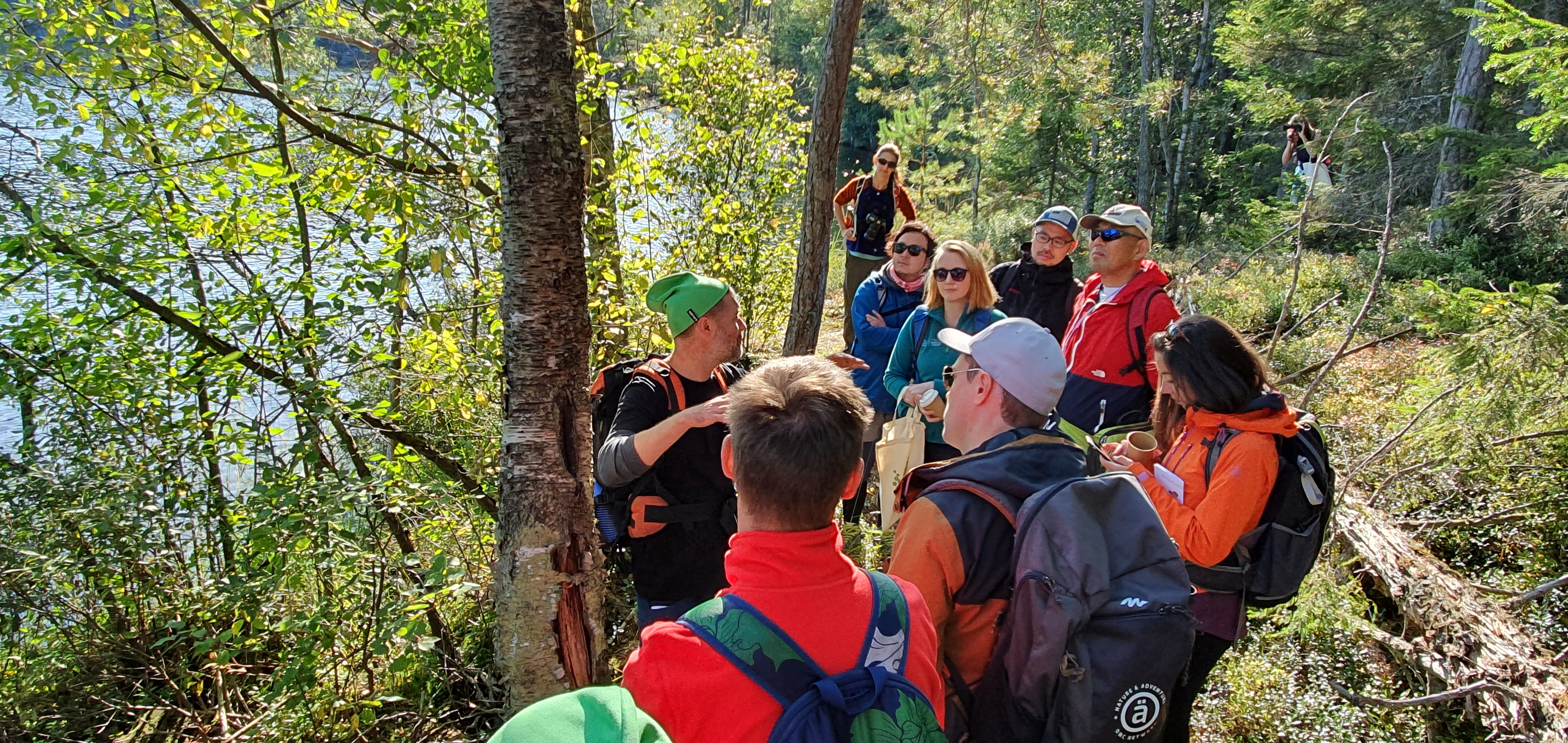 Hiking with guide