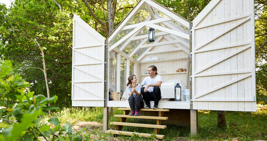 Glas house at Baldersnäs