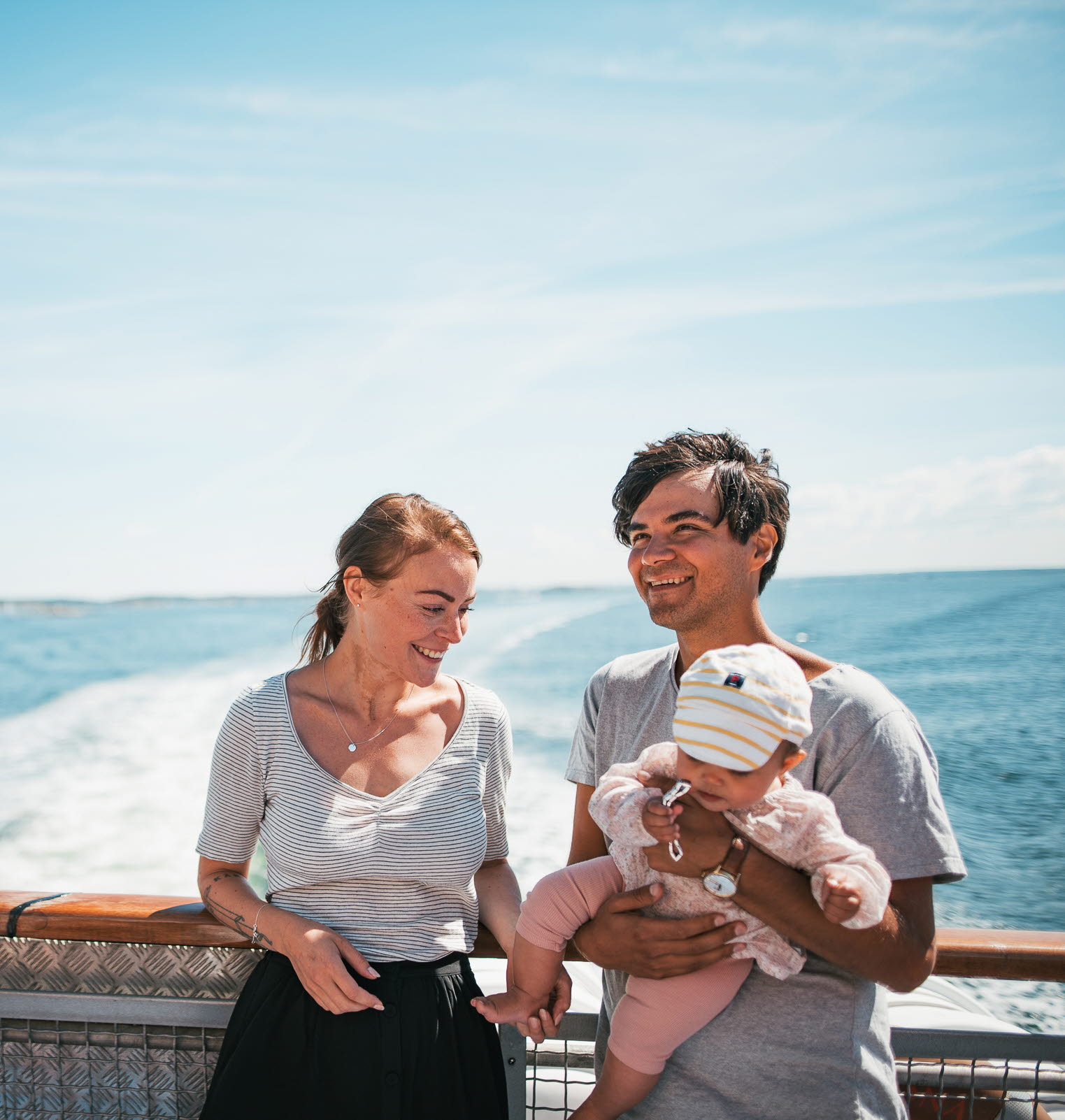 On board the ferry Kungsö