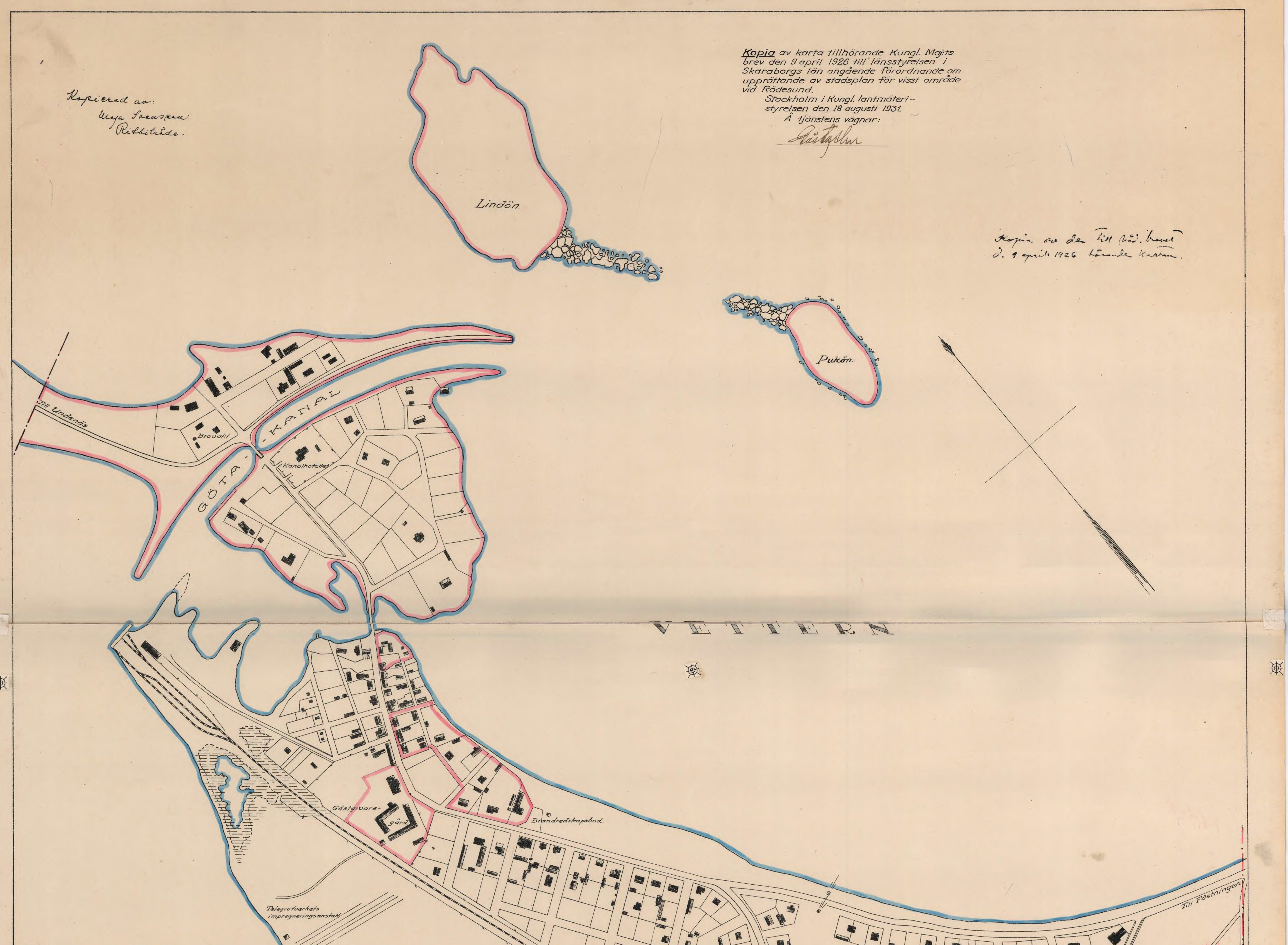 Old map image of a breakwater.