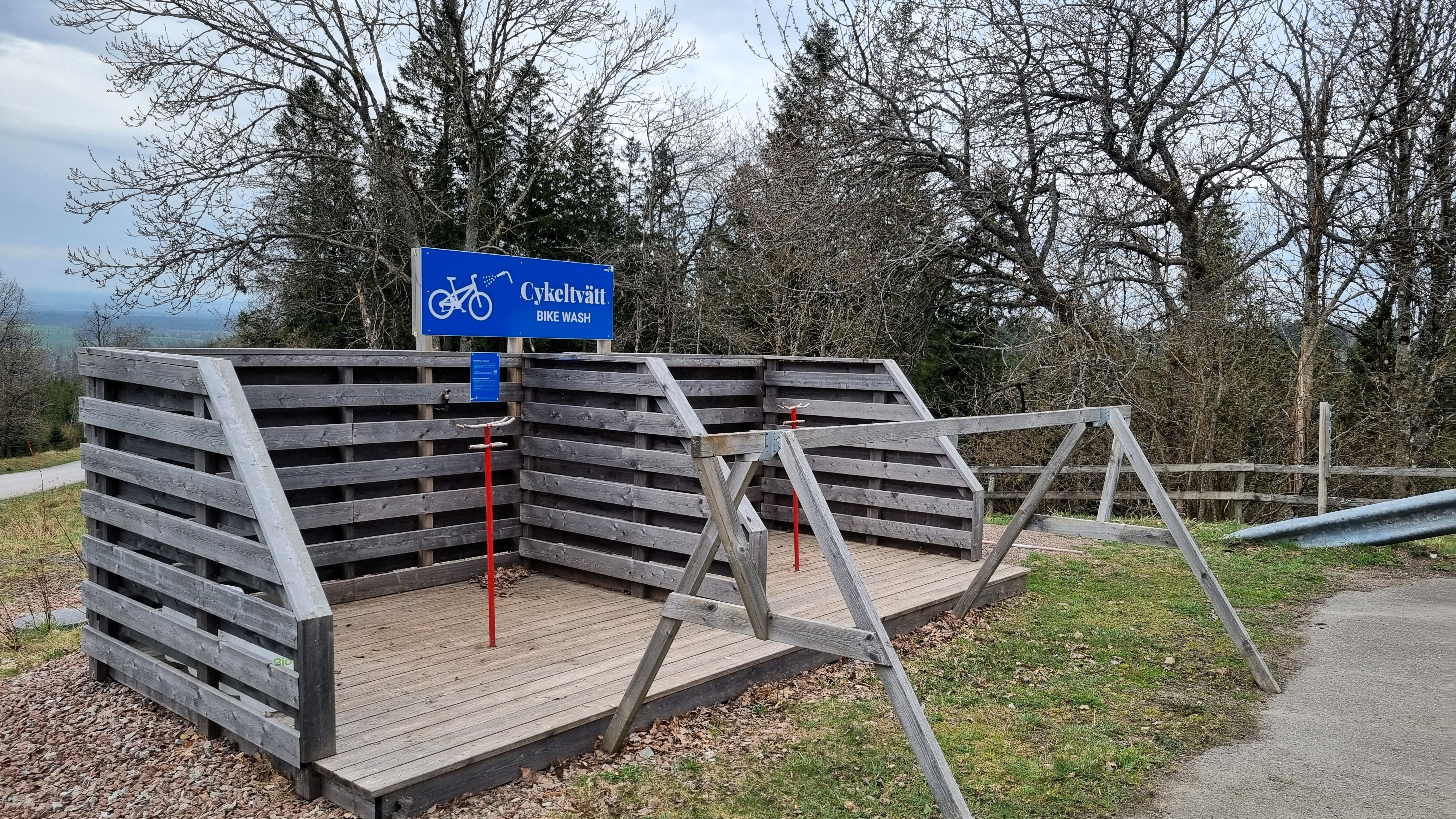 Bikewash at Kinnekulle