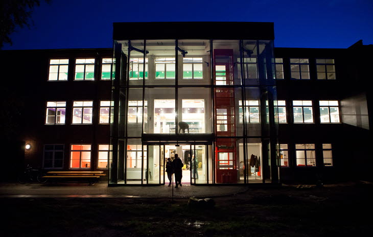 Two kayakers in the archipelago on a beautiful and sunny summer day.
