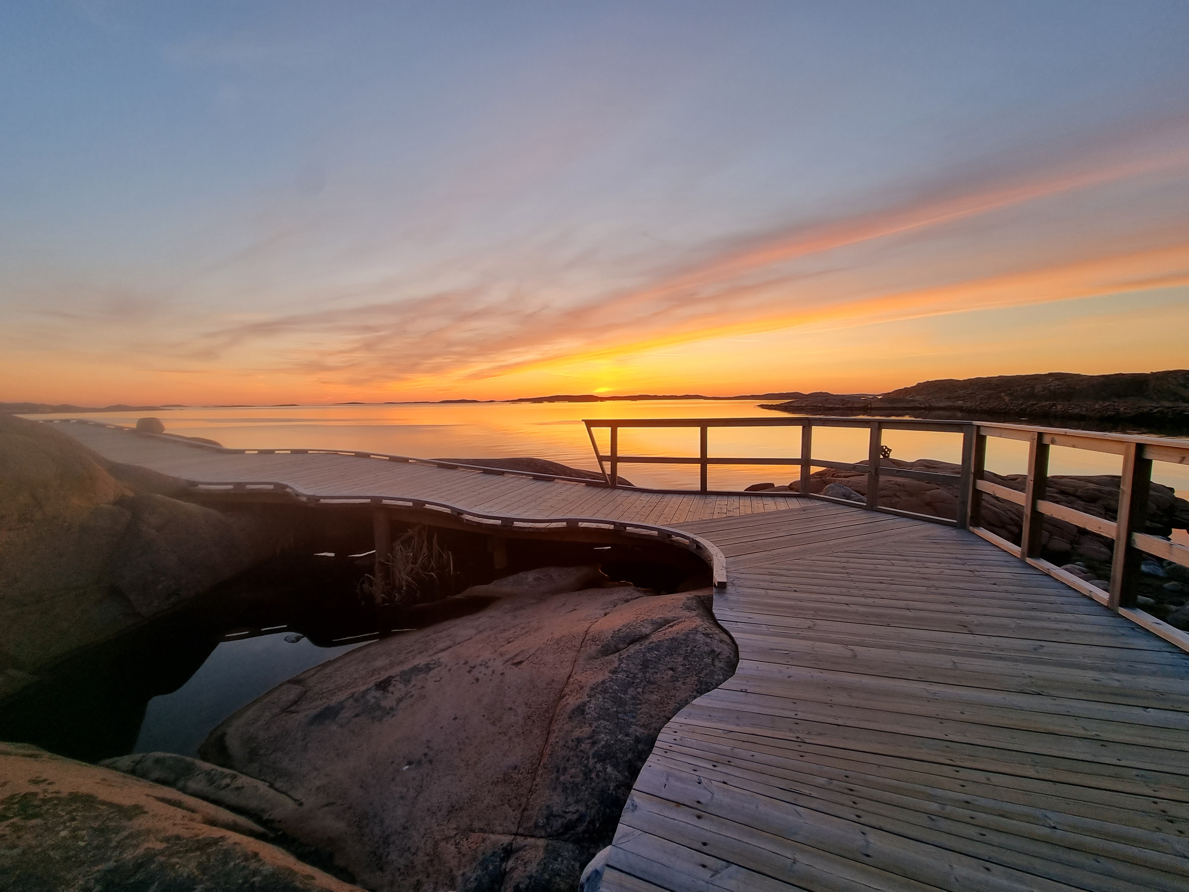 Västerhavspromenaden, wooden boardwalk
