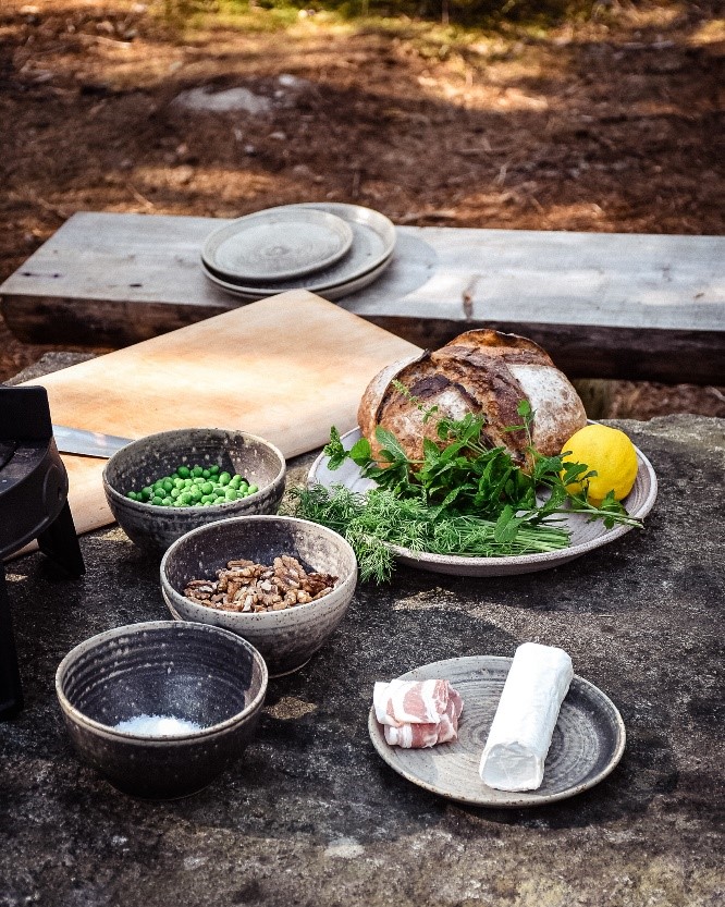 
Ingredients for chef Tareq Taylor's sandwich.