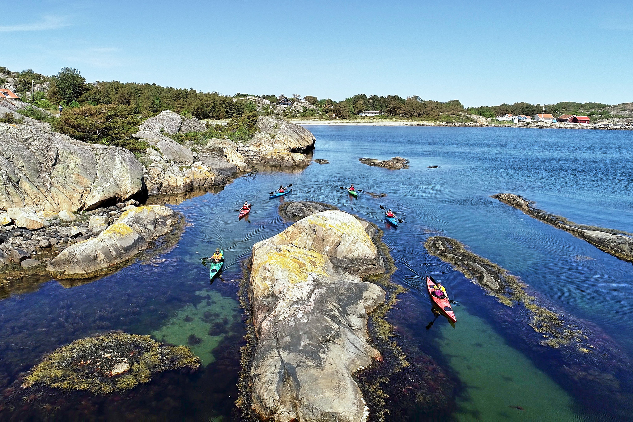 Kayaking in Kosterhavet national park