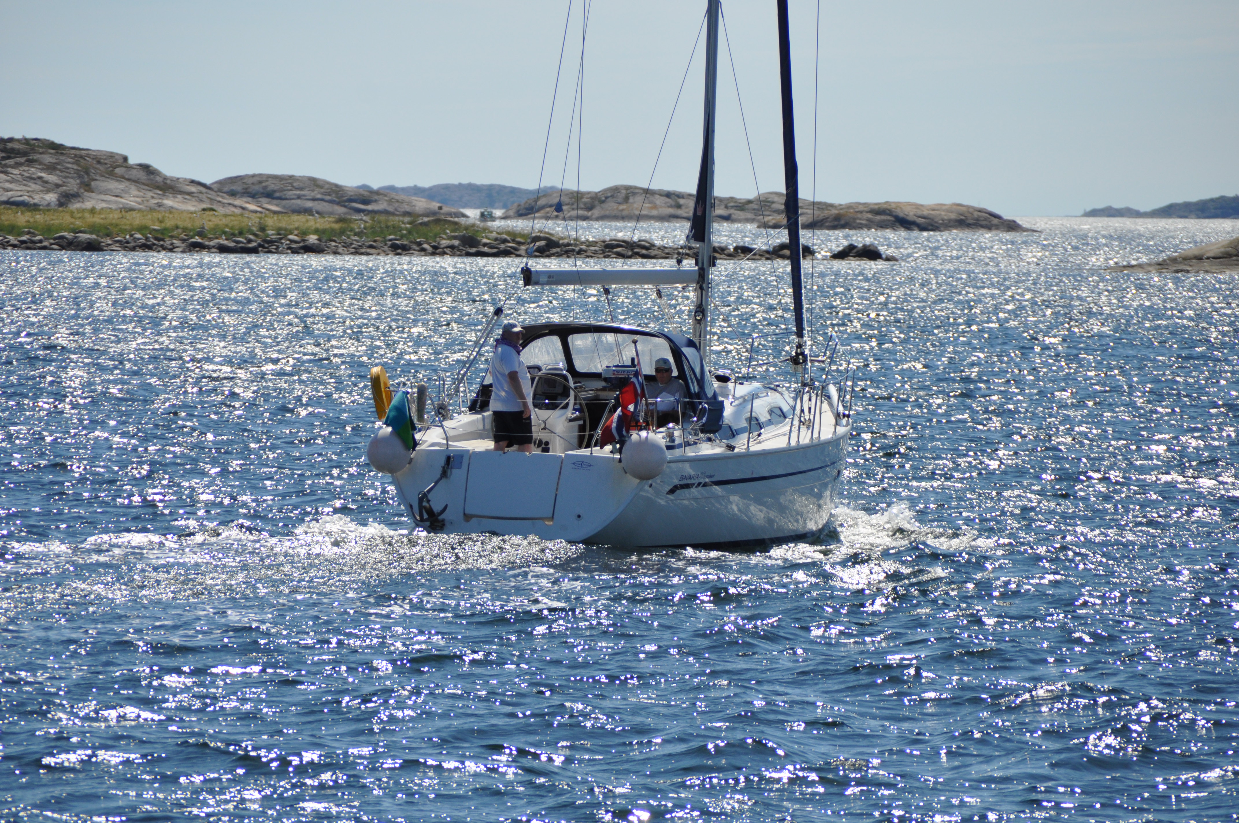 sailboat in the national park Kosterhavet