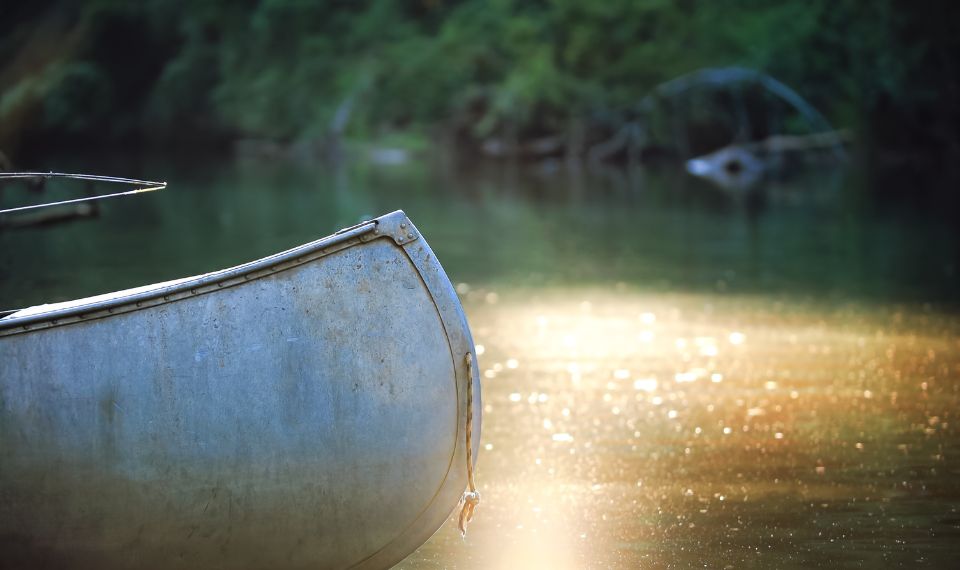 Canoe in water