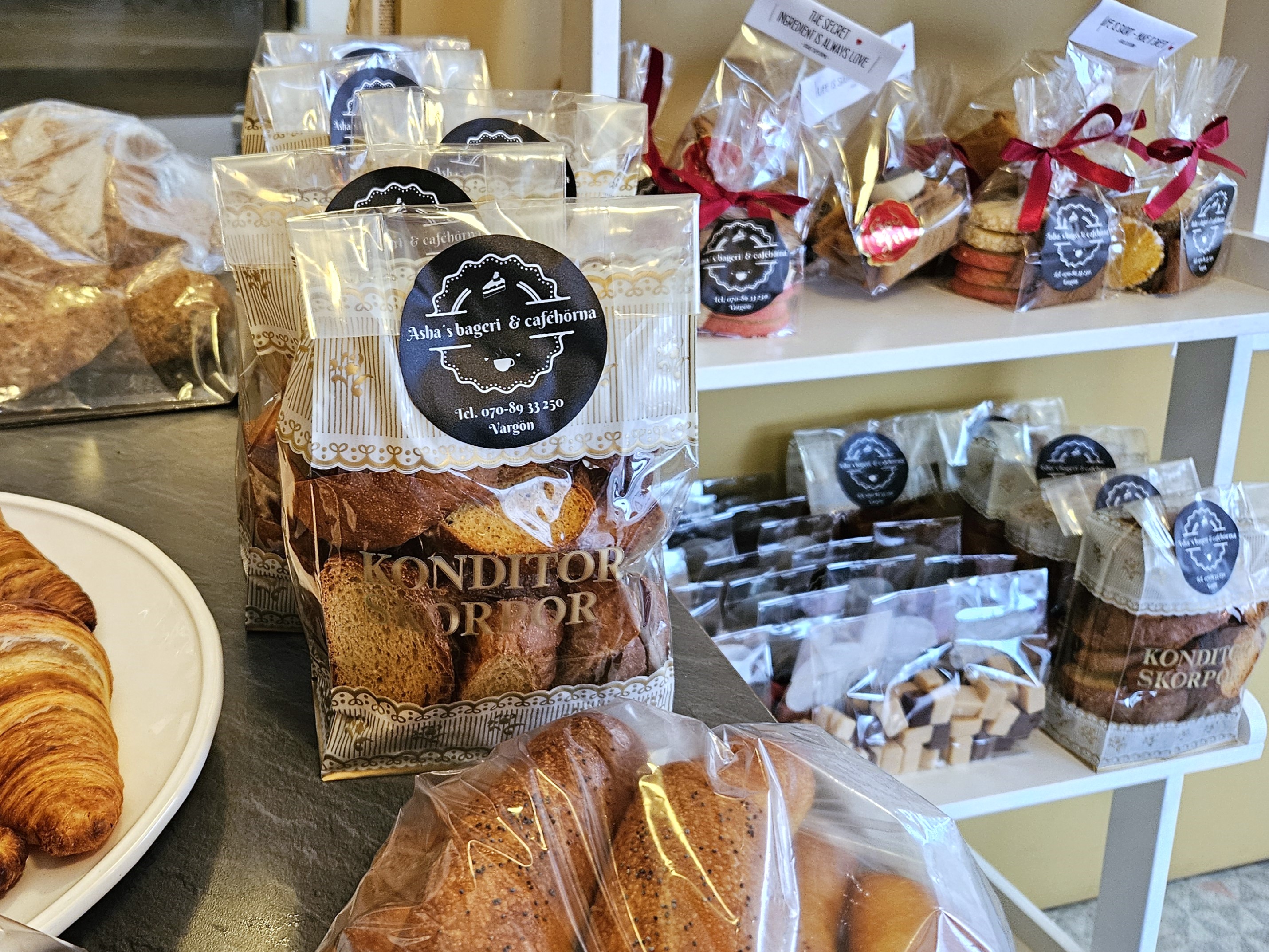 Bread, cookies and sweets