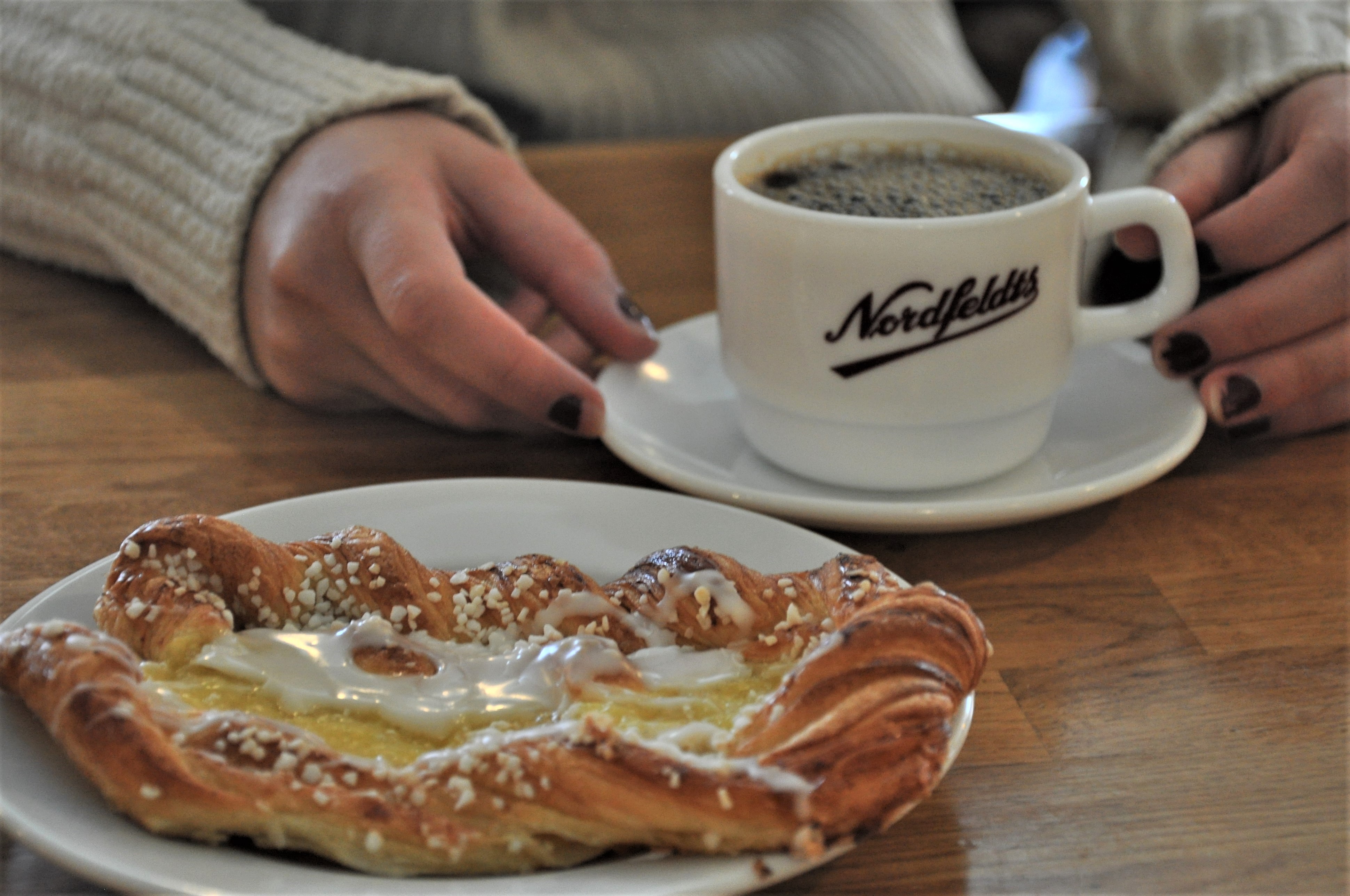 Sweets and cup of coffee
