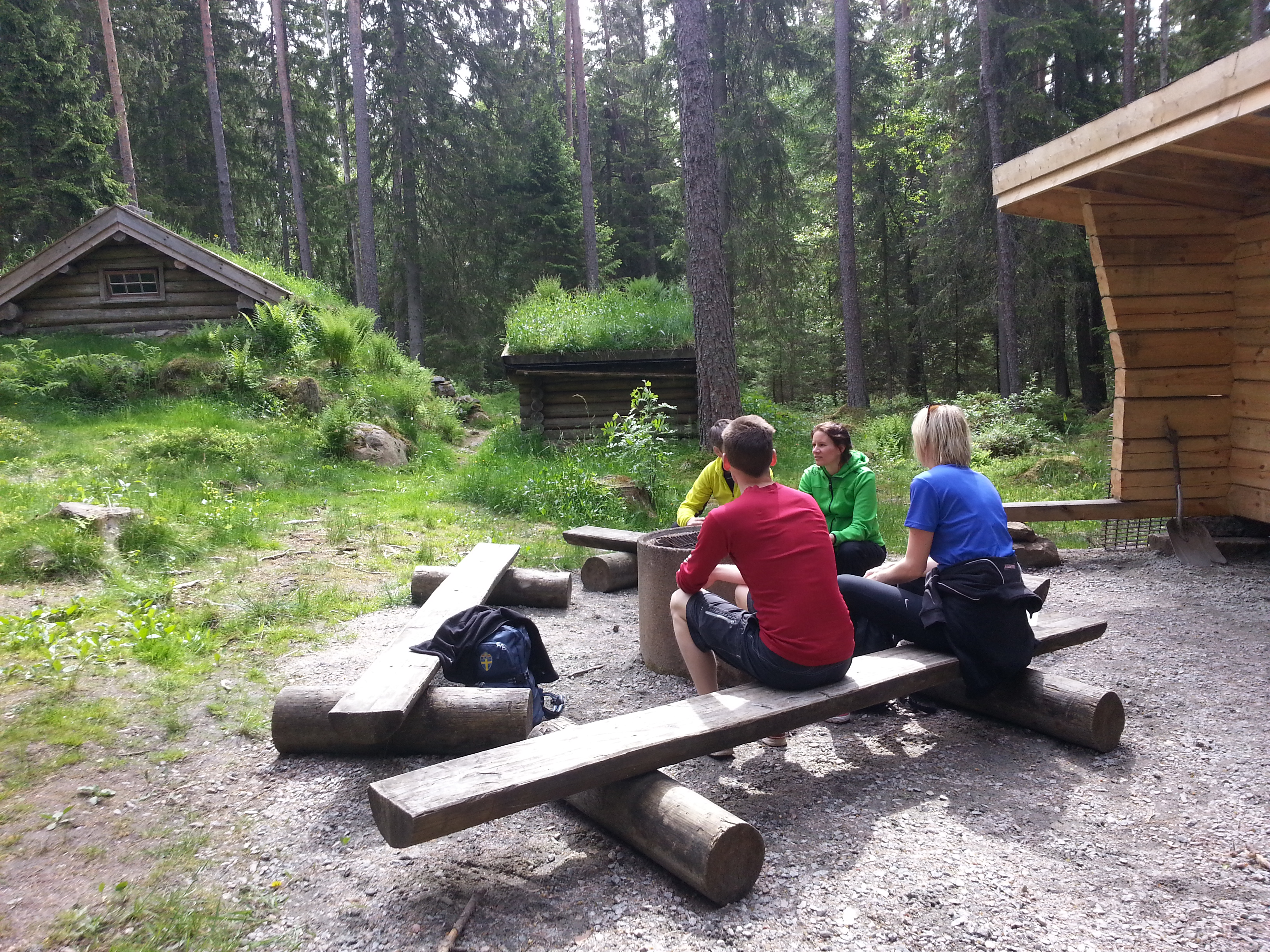 Old livingplace in the nature